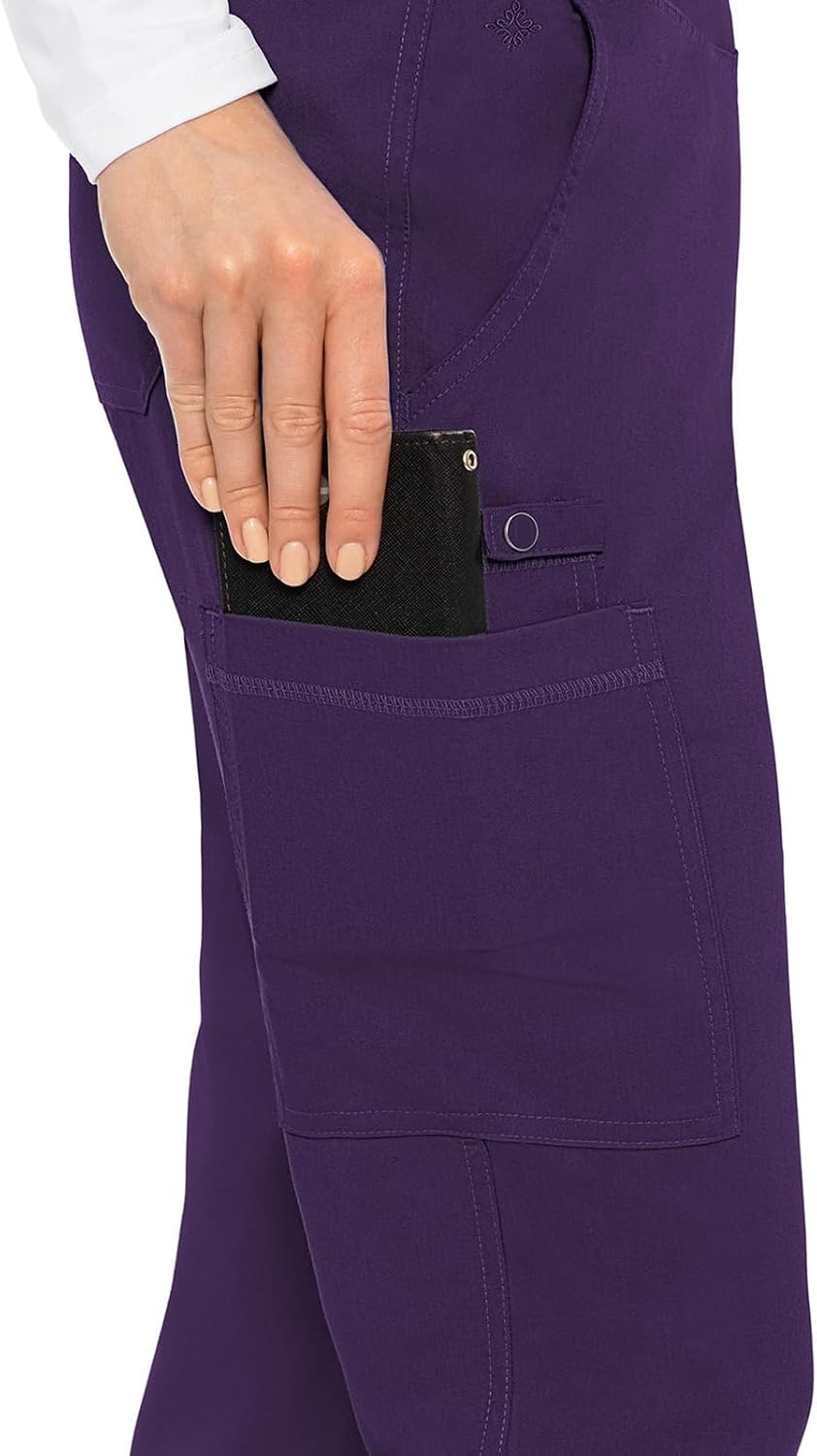 Detalle de Med Couture Women's Yoga Pull-On Pant with 7 Pockets (MC7739)
