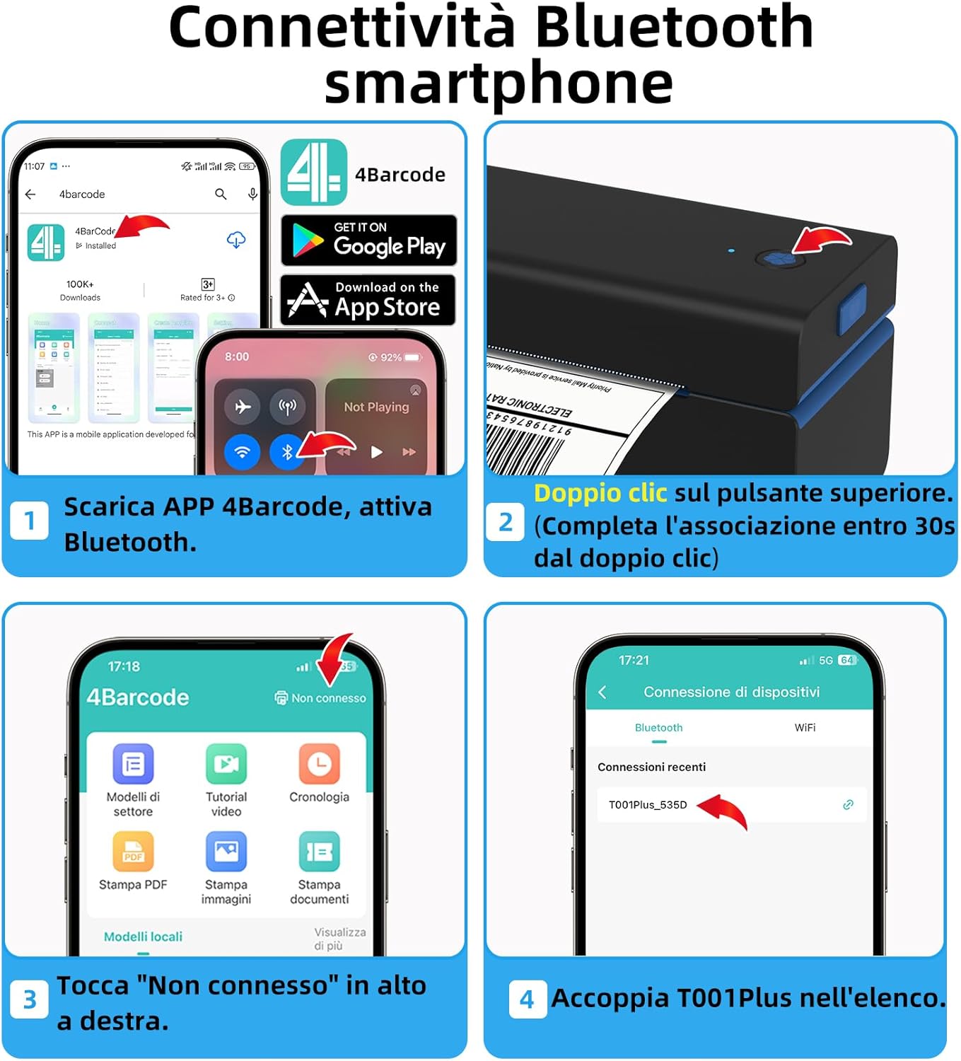 Thumbnail 5 de ORGSTA T001 stampante etichette 4x6 📠