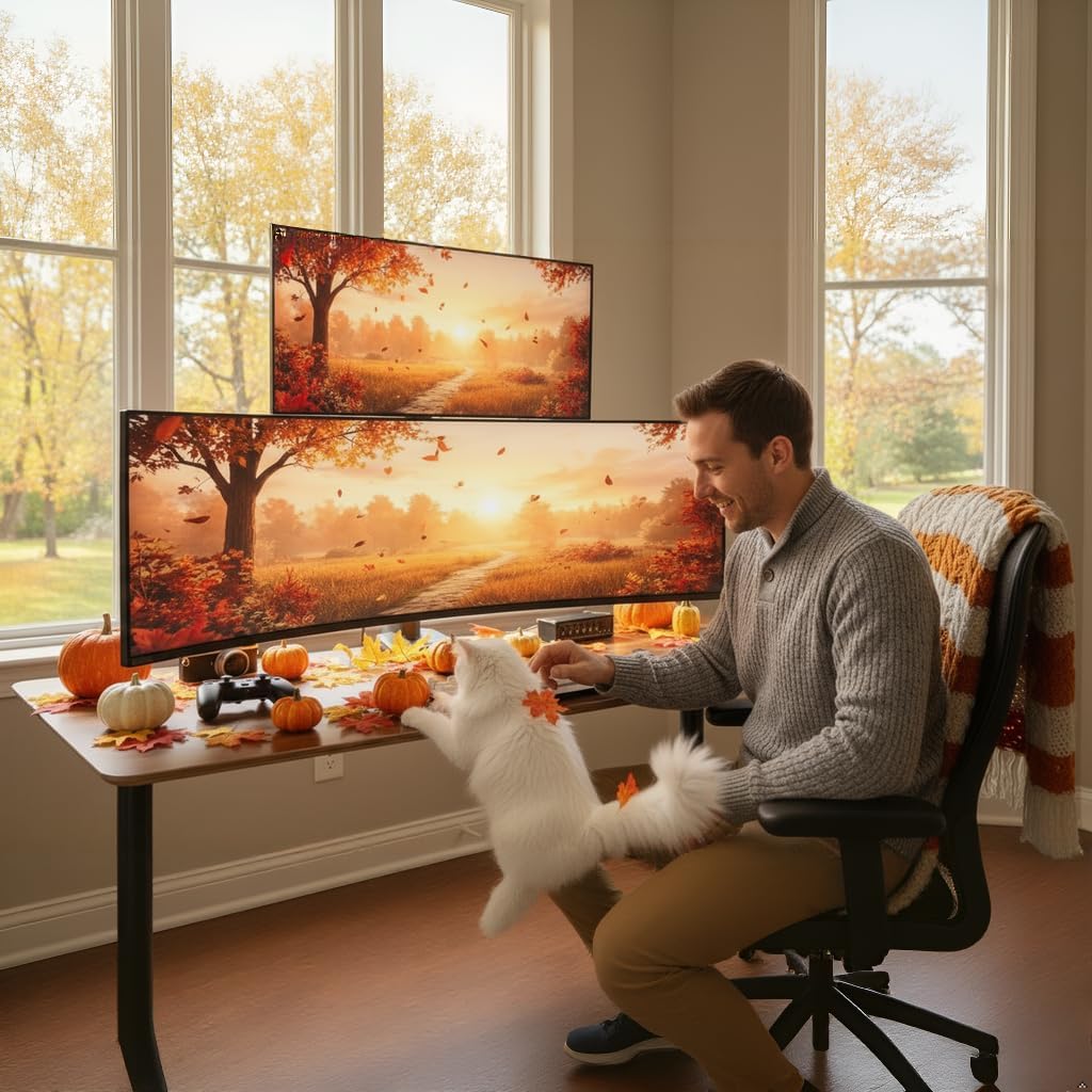 Detalle 2 de ARES WING Dual Monitor Stand 49"