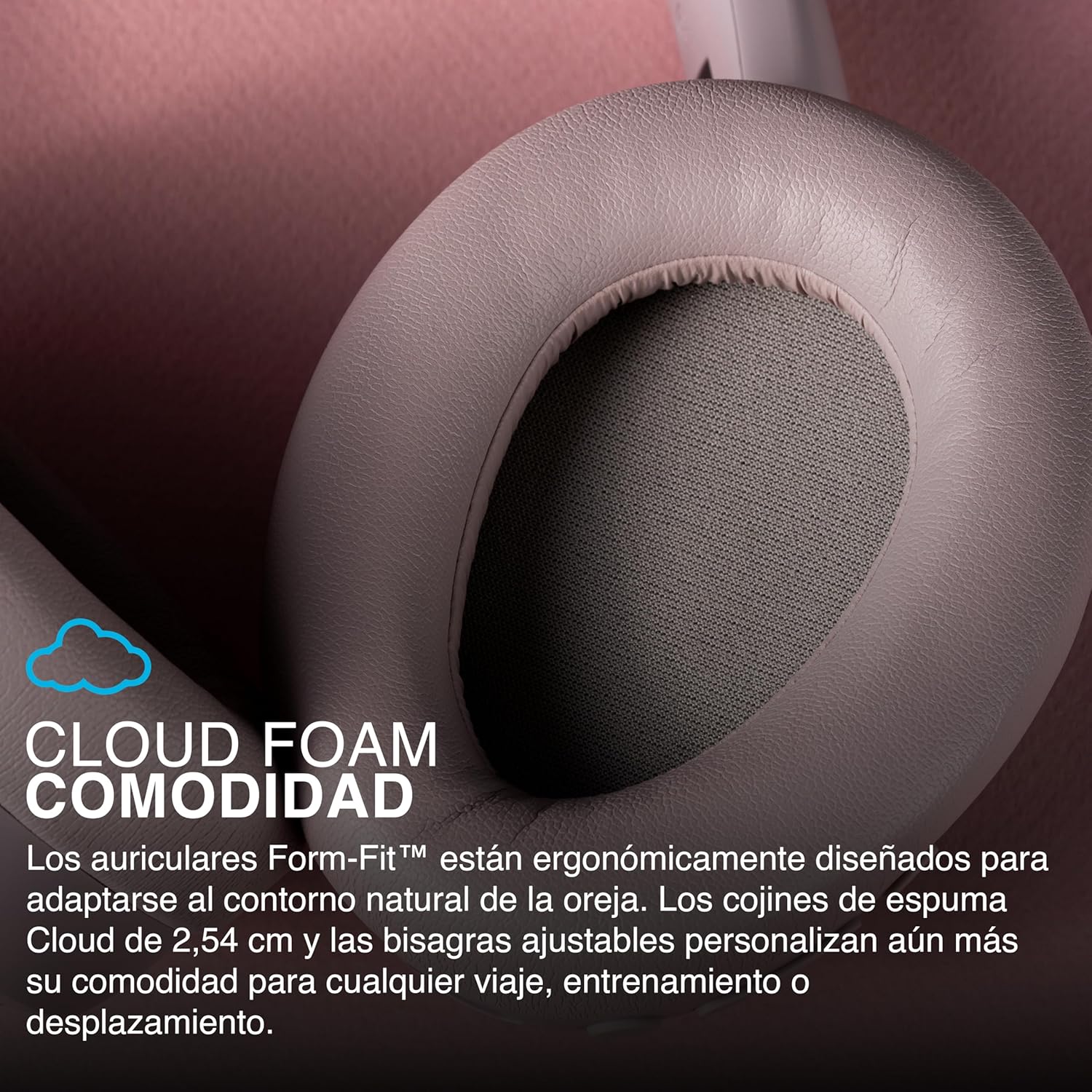 Detalle 2 de JLab JBuds Lux ANC Auriculares Bluetooth Malva - 70 Horas