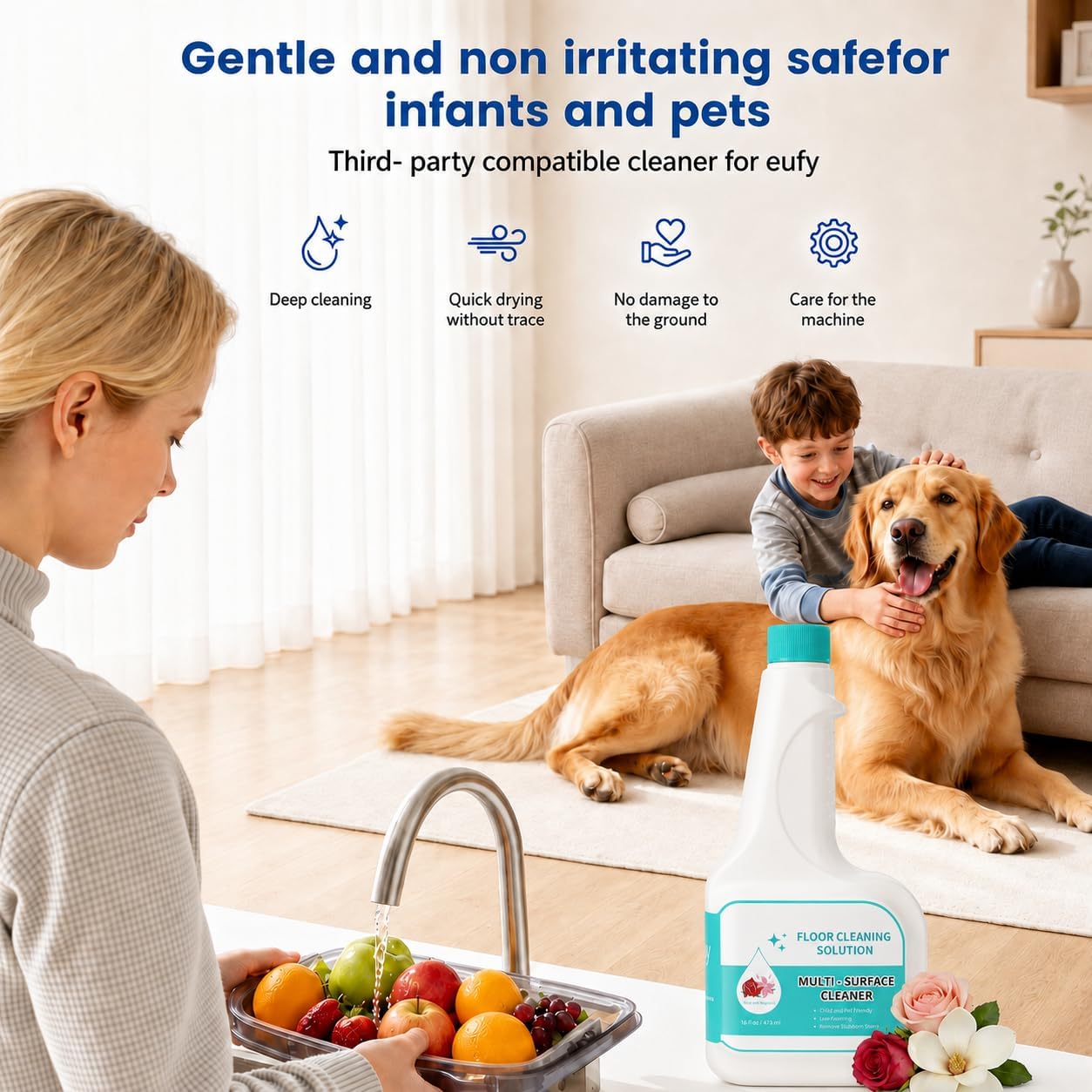 Thumbnail 2 de Vacbeuta Floor Cleaning Solution, 2-Pack, Plant-Based, 1:200 Dilution