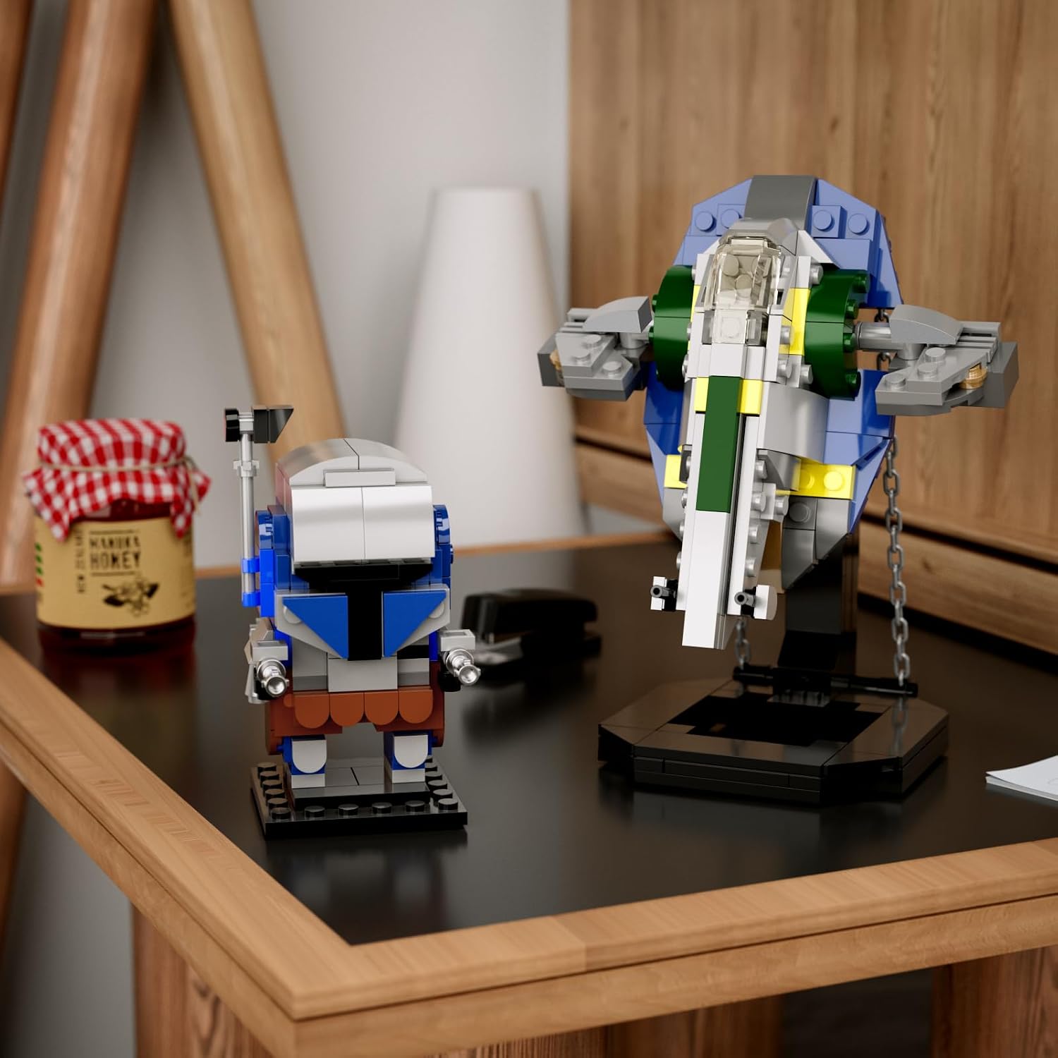 Detalle de Jango Fett Starship Tensegrity Building Set