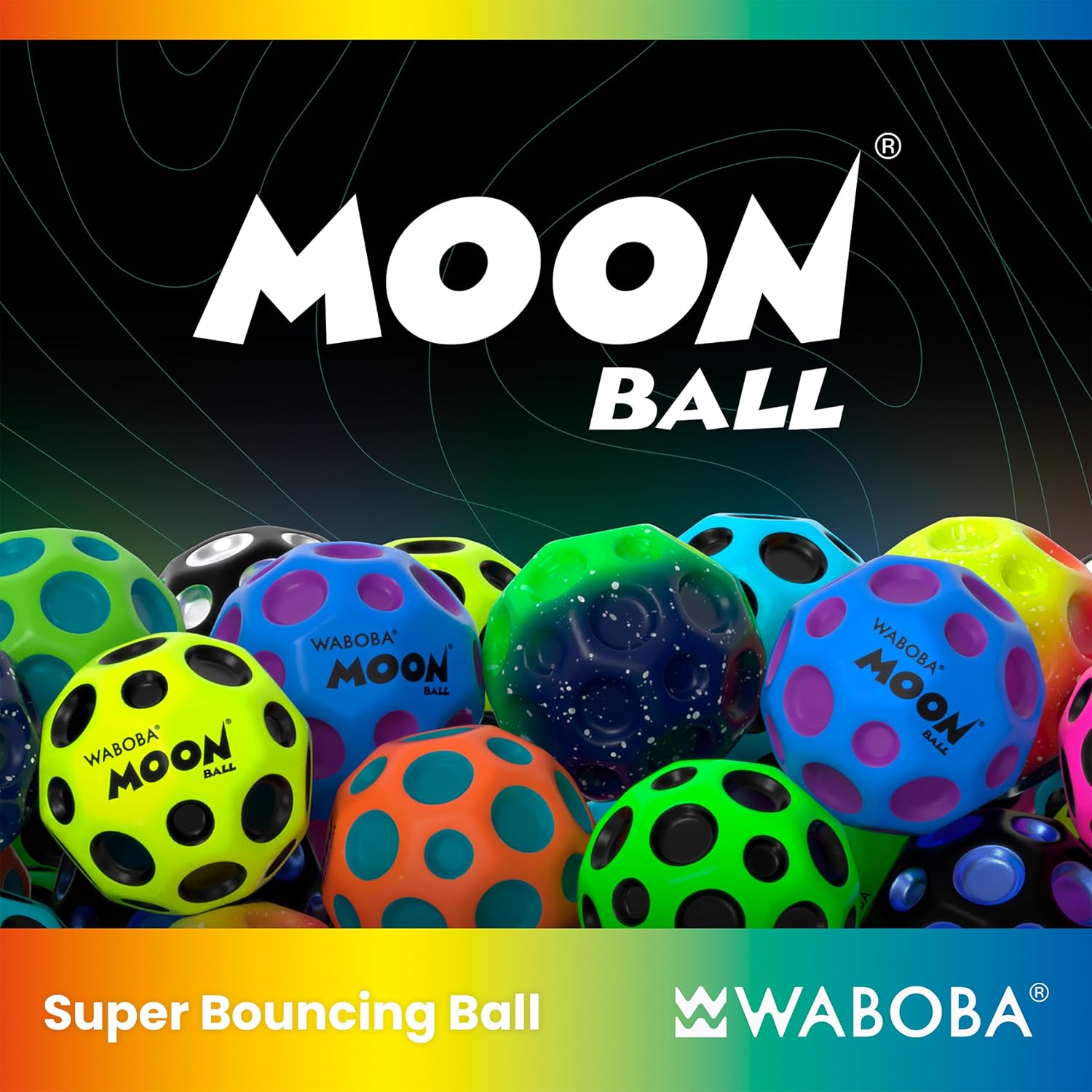 Thumbnail 1 de Waboba Gradient Ball Balle Super Rebond