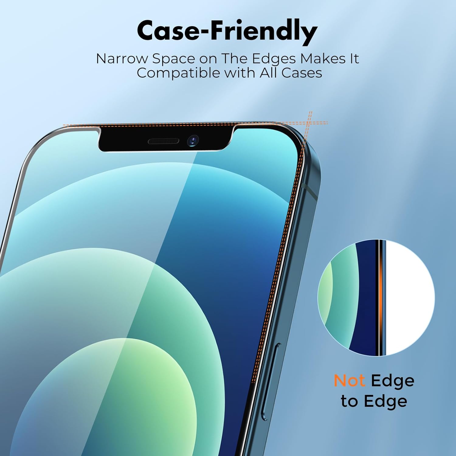 Thumbnail 6 de UNBREAKcable Verre trempé pour iPhone 12/12 Pro (6,1") – Dureté 9H, pose facile, lot de 3