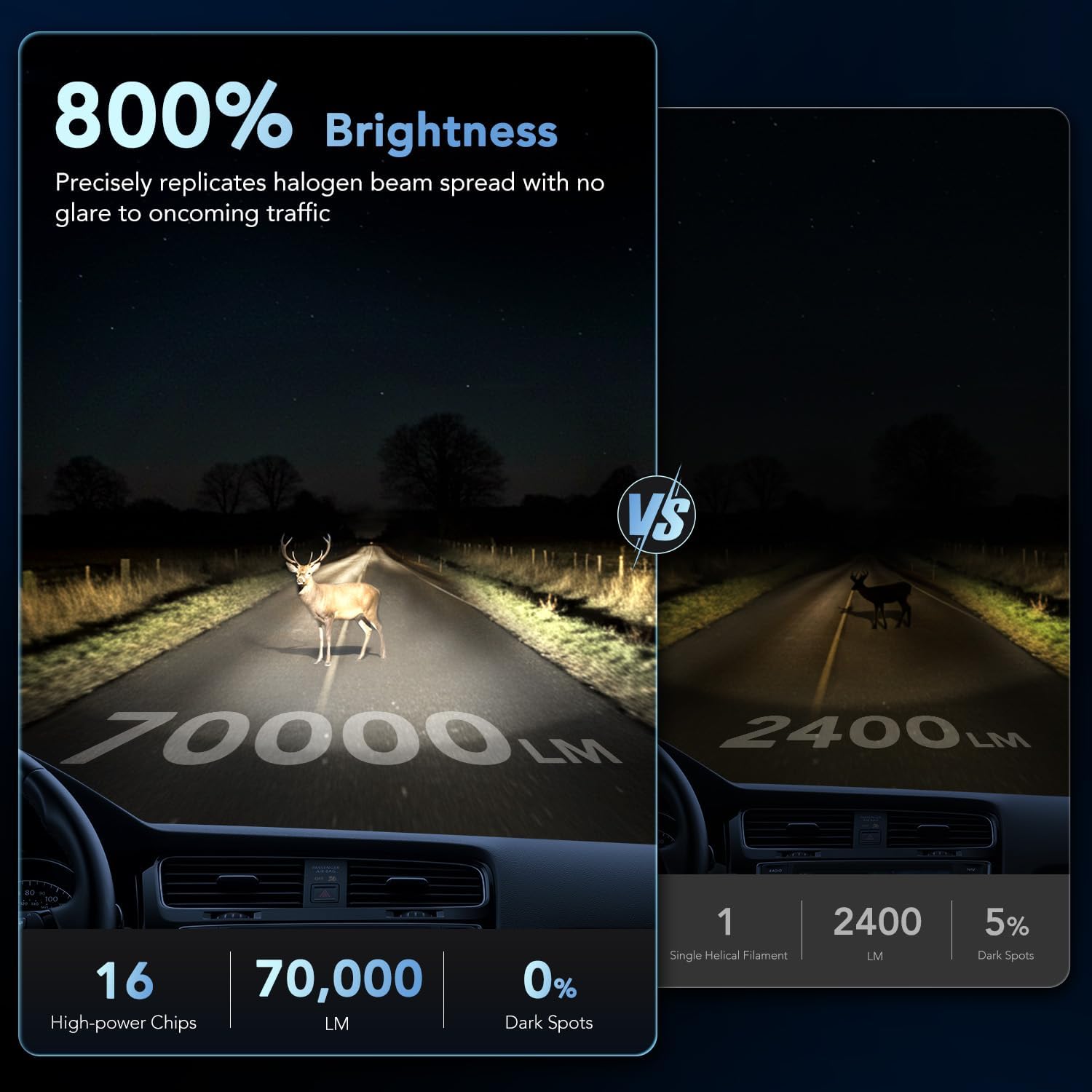 Detalle 2 de Headlight Bulbs 6000K