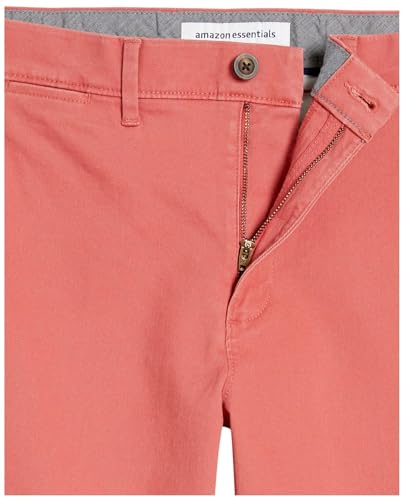 Thumbnail 8 de Amazon Essentials Pantalon Chino Décontracté Homme – Coupe Slim, Rouge Framboise, 34W/34L