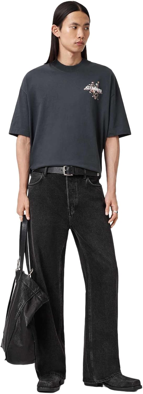 Thumbnail 6 de Allsaints Valen SS Crew T-Shirt Uomo