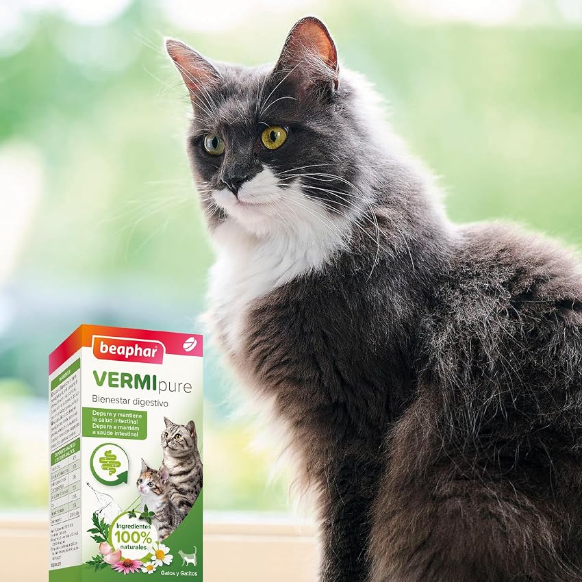Thumbnail 6 de Beaphar VERMIpure Comprimidos Naturales para Gatos 🐱, 50 unidades