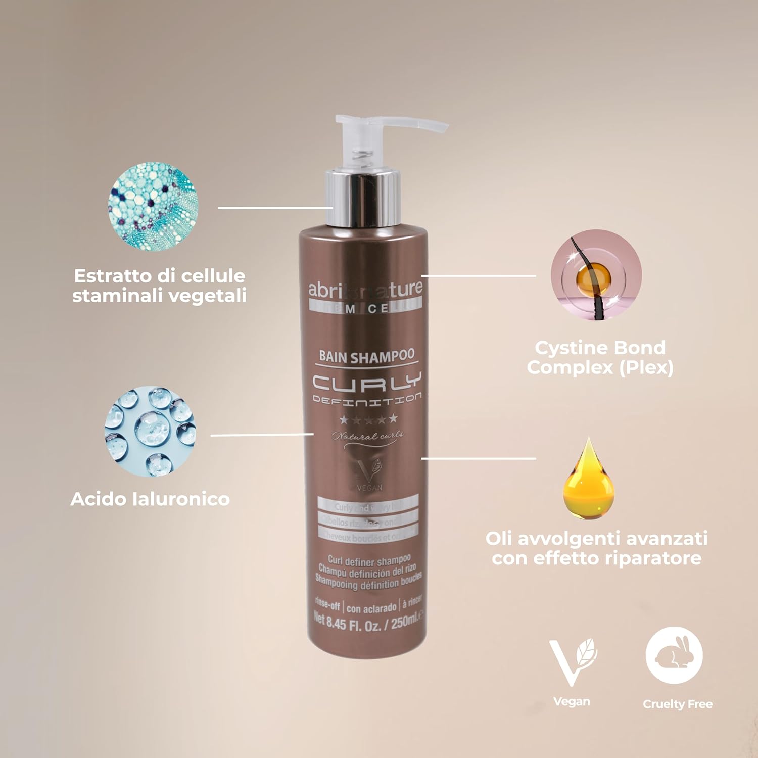 Thumbnail 4 de abril et nature Curly Definition 1000 ml