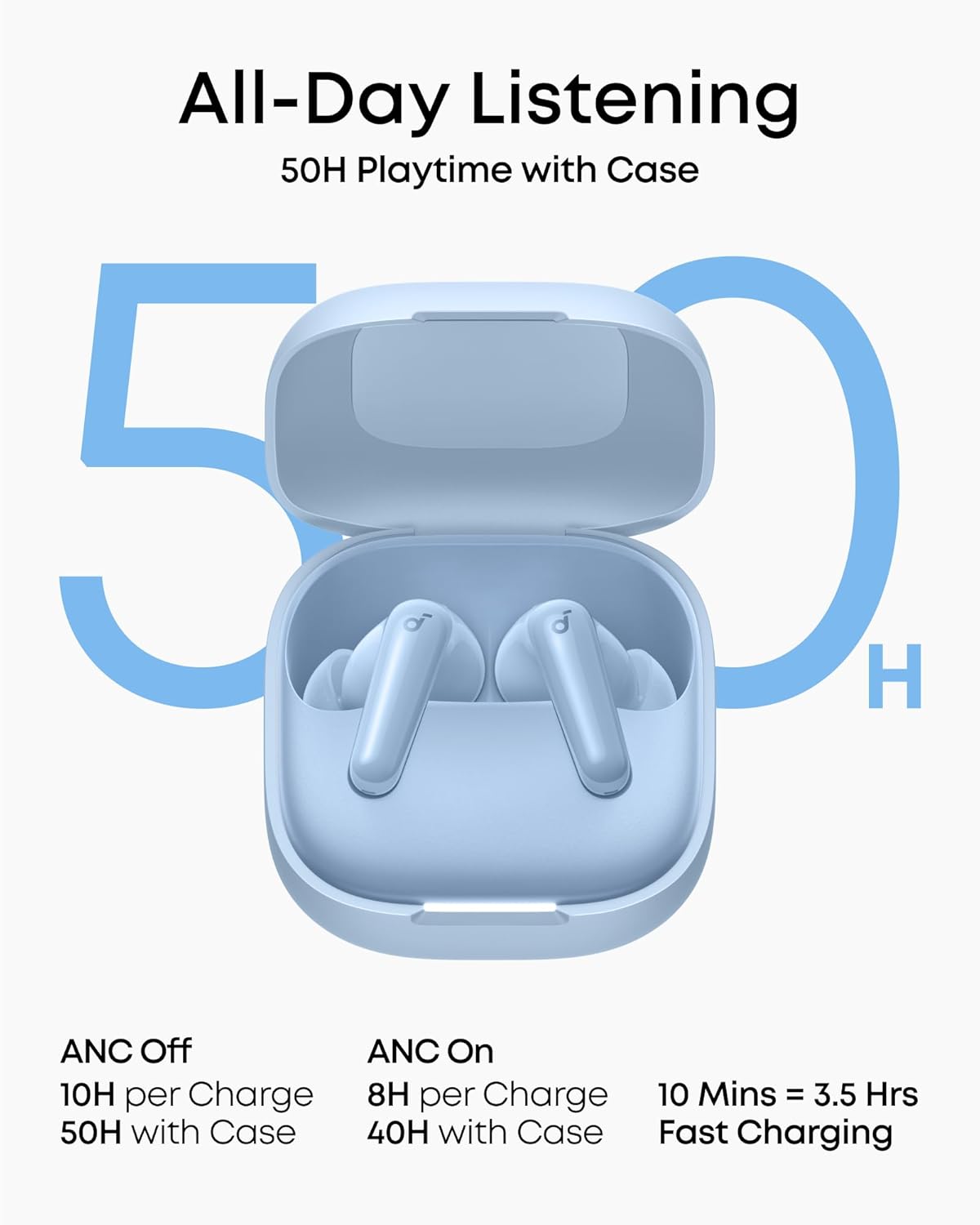 Thumbnail 4 de Soundcore P31i by Anker 50H Wireless Earbuds