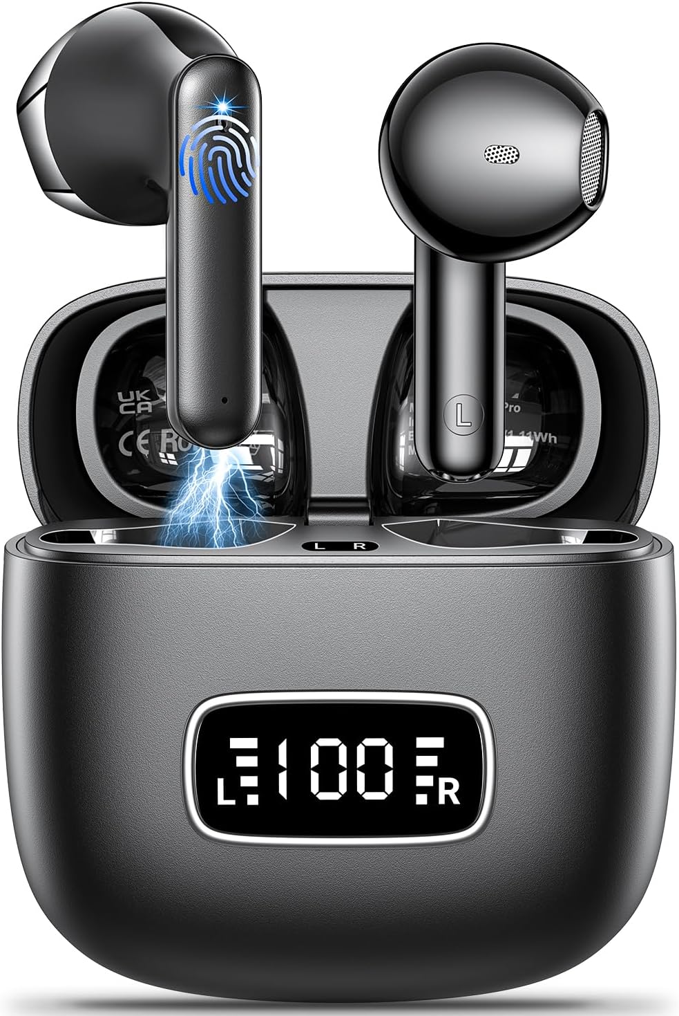 Detalle de Godyse G11MAX Wireless Earbuds with Bluetooth 5.4, ENC Calls and 42-Hour Playtime