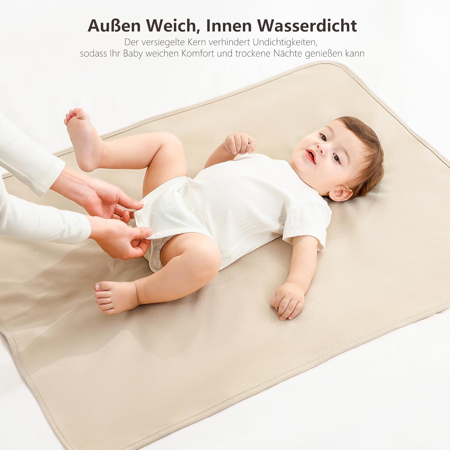 Thumbnail 1 de Susurration 2er Pack wasserdichte Bettunterlagen für Kinder (75x90 cm), waschbar & atmungsaktiv