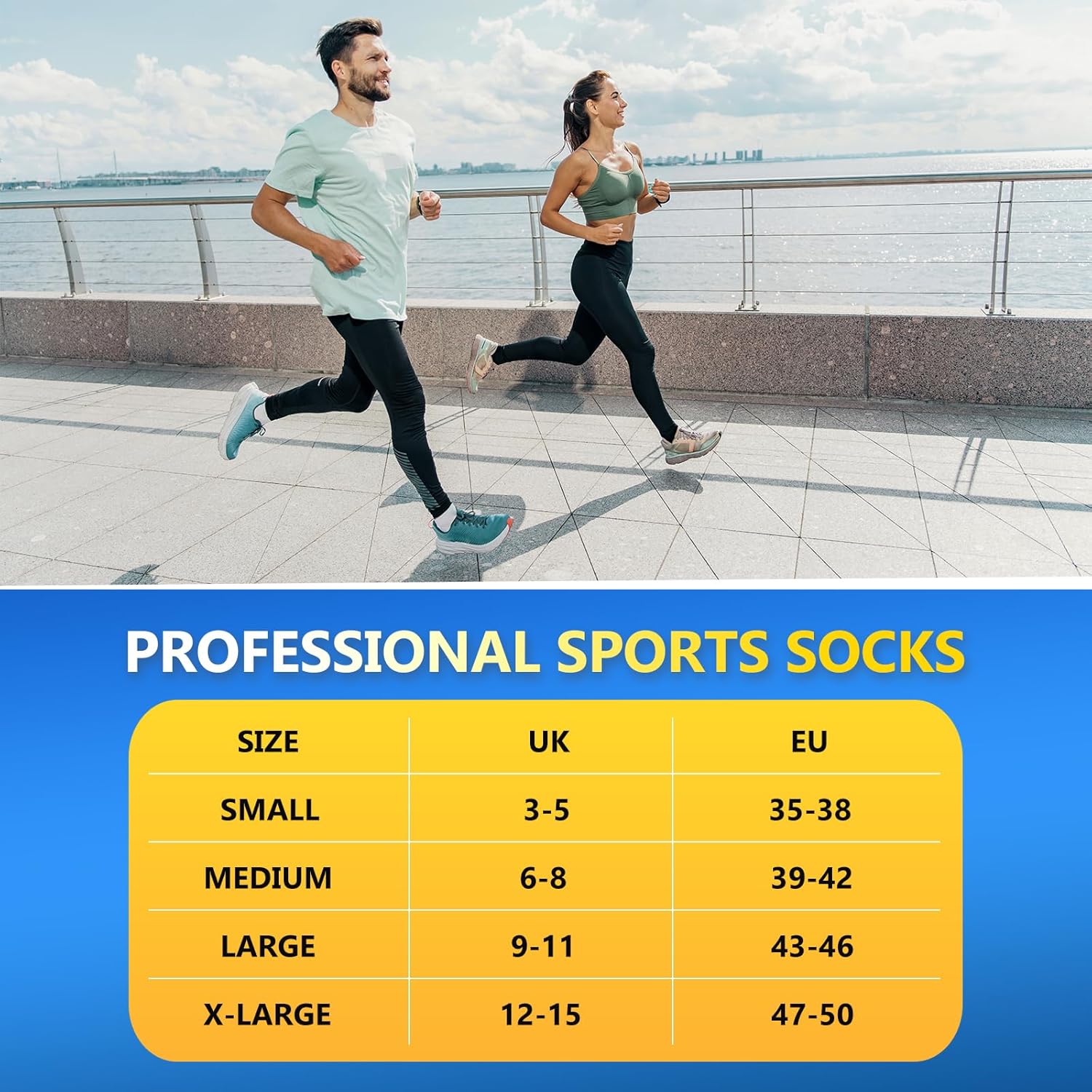 Thumbnail 5 de SockWaddles Trainer Socks (Men & Women) – Anti-Blister Cushioned Ankle Running Socks, 6 Pairs (White/Black)