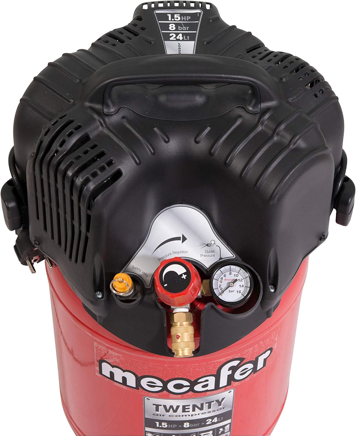 Thumbnail 6 de Mecafer Compresseur 24l 1,5hp Twenty : compact et polyvalent