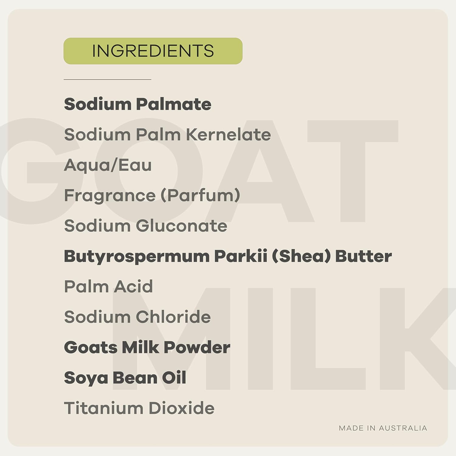 Thumbnail 6 de Australian Botanical Goat Milk Soap Bars (6.6 oz) — Pack of 8 with Shea Butter & Soya Bean Oil
