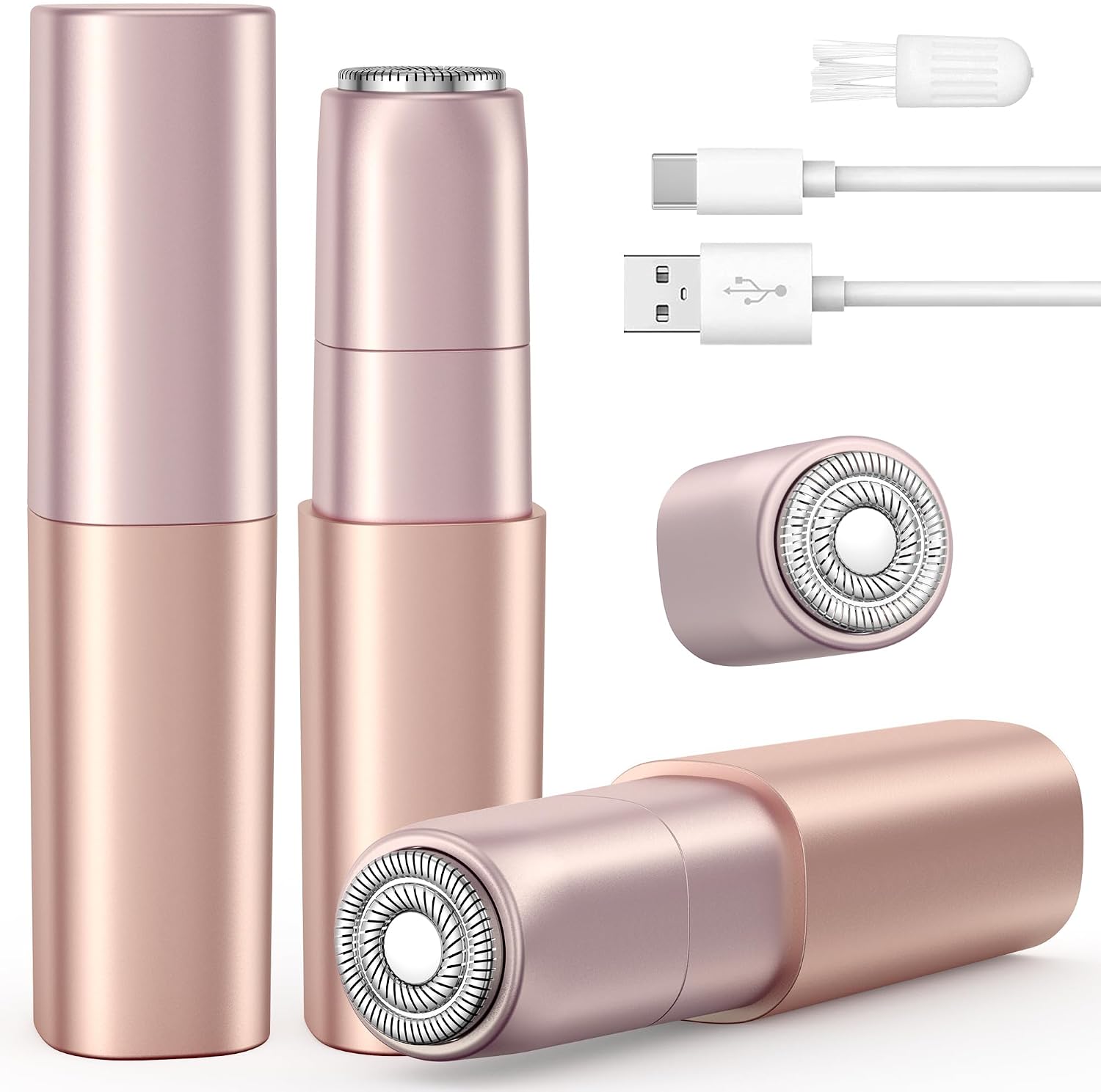 Detalle de IFANZETECH IFAN263J elektrische gezichtshaarverwijderaar, roségoud