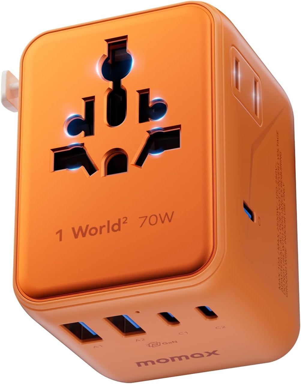 Detalle de MOMAX Universal Travel Adapter 70W