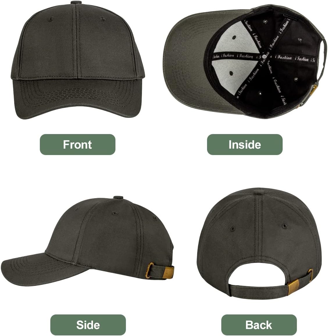 Detalle 2 de Baseball cap unisex, adjustable cotton hat