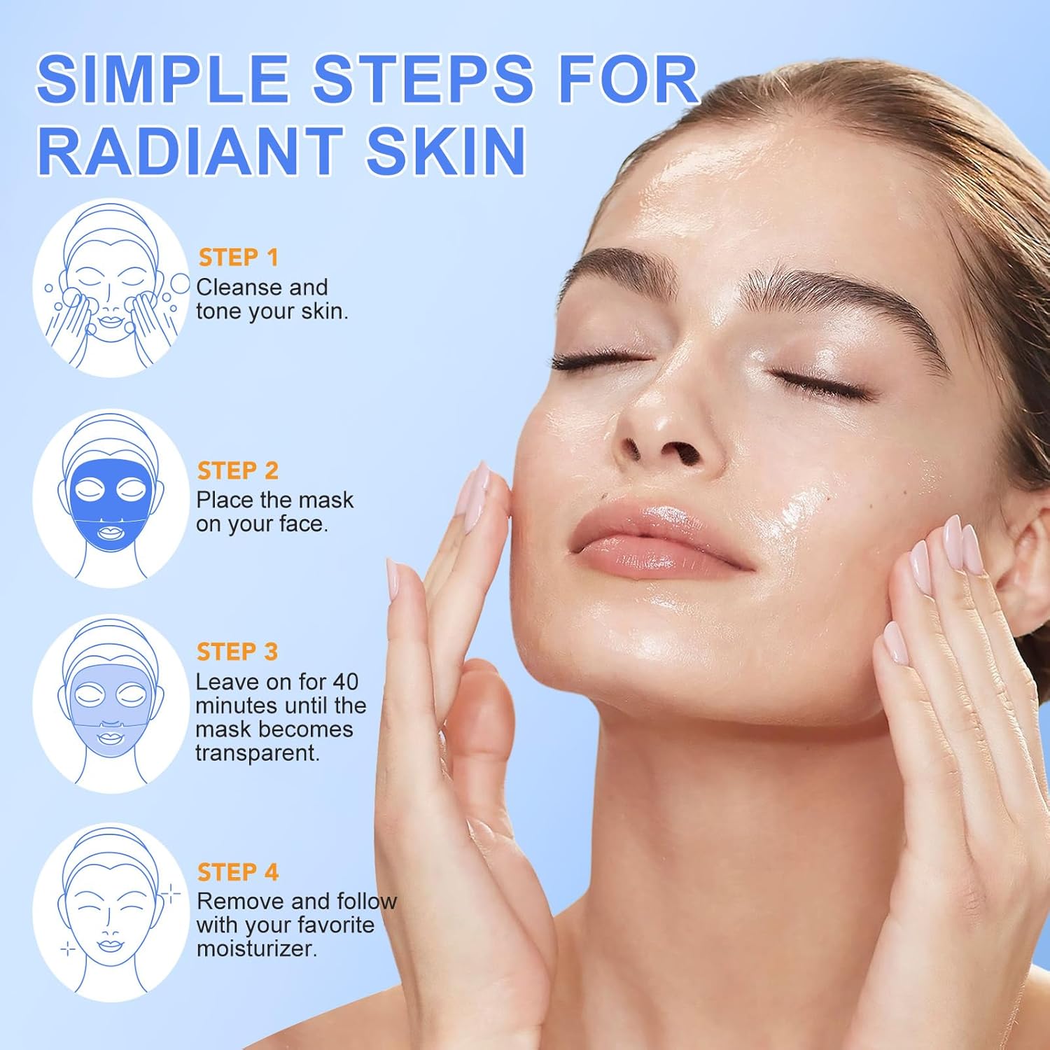 Thumbnail 5 de Maschera viso al collagene biologico notturna in bustine (6 pezzi) – effetto idratante e rassodante