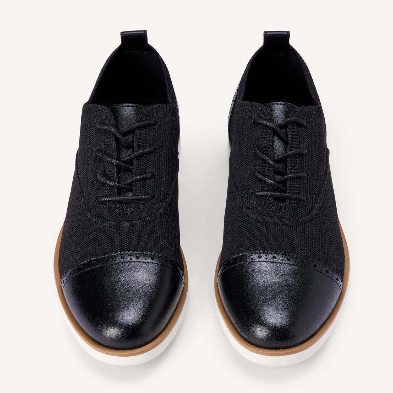 Thumbnail 4 de Amazon Essentials Herren Oxford-Brogue-Business-Sneaker mit Strick-Obermaterial