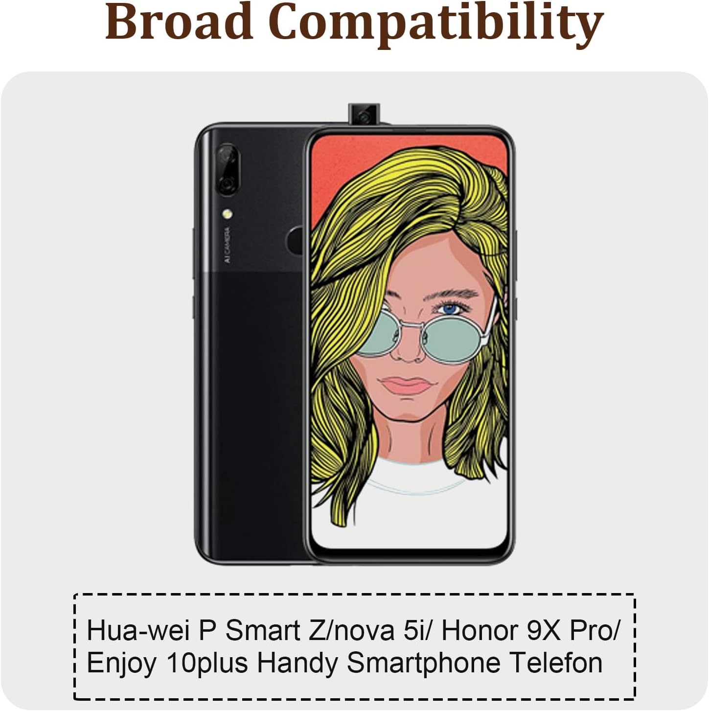 Thumbnail 4 de HIGHAKKU HB446486ECW Ersatzakku – kompatibel mit Huawei P Smart Z/nova 5i/ Honor 9X Pro/Enjoy 10plus