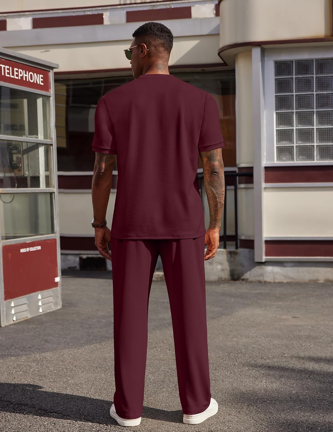 Detalle de COOFANDY Men's Two-Piece Outfit