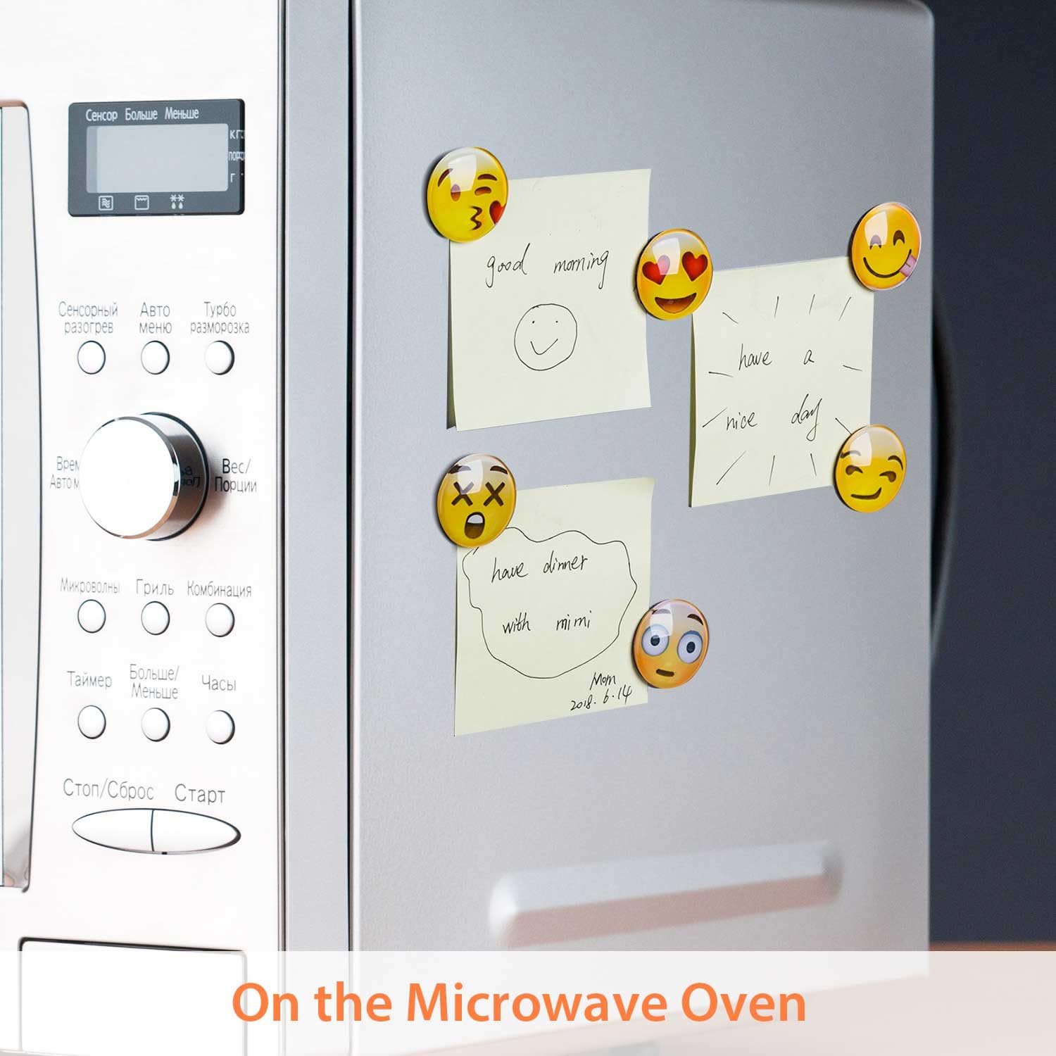 Thumbnail 4 de Lesfit 12-Piece 3D Glass Fridge Magnets