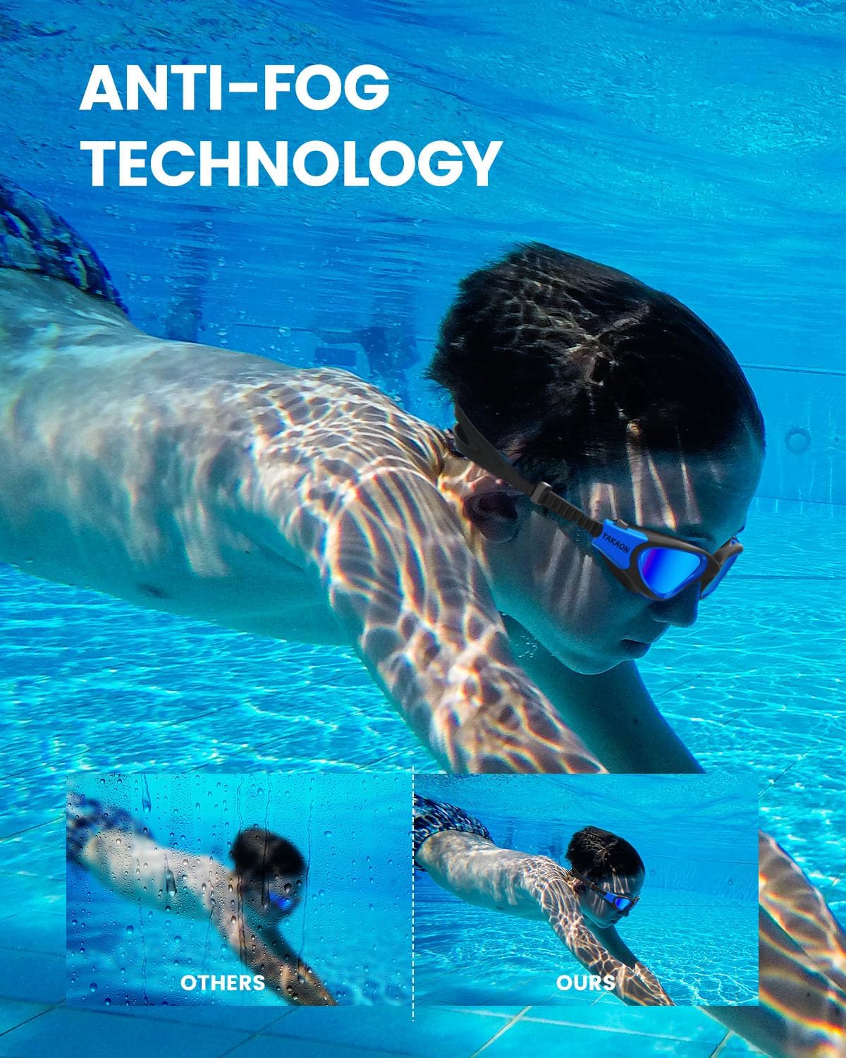 Thumbnail 4 de YAKAON G1Mini kids swim goggles for ages 6โ14 ๐๐ผ