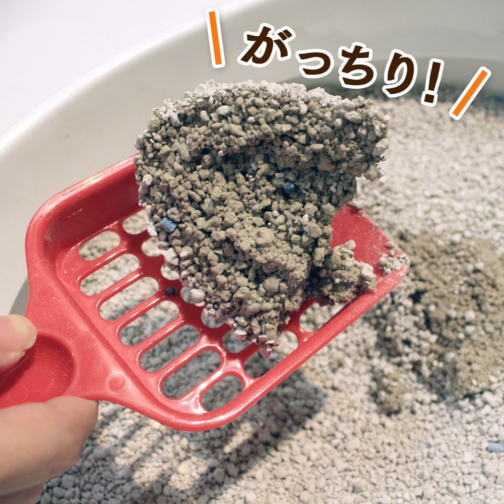 Detalle de アイリスオーヤマ クリーン&フレッシュ Ag+ 猫砂 7L×2袋|尿がかかった部分だけ固まる脱臭タイプ