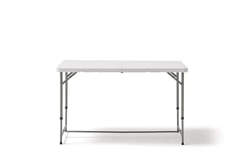 Detalle de KG KITGARDEN Mesa Plegable Portátil Multifuncional 122x60cm – Blanco