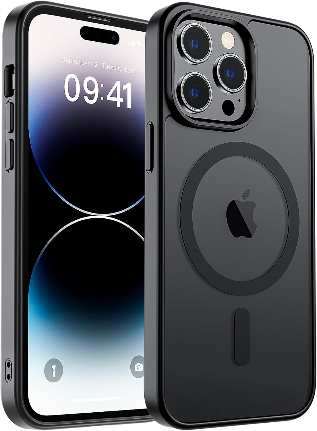 Detalle de zapica iPhone 14 Pro Max magnetic case, 1x black