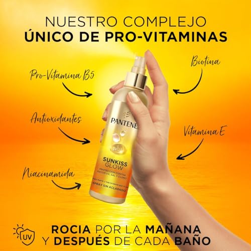 Thumbnail 4 de Pantene Pro-V Sunkiss Glow Protector Solar, Spray Desenredante para el Pelo (200 ml)