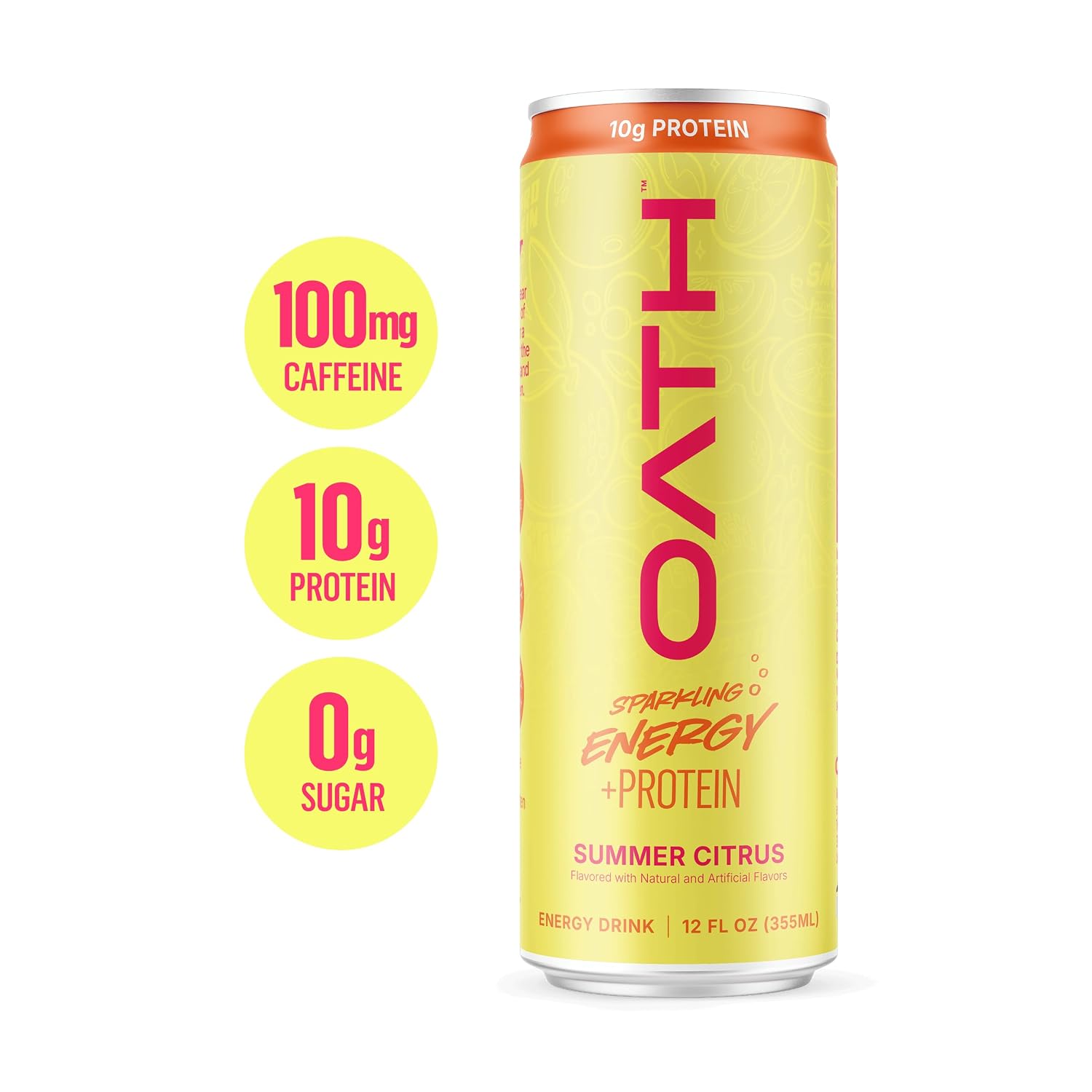 Detalle de Oath Nutrition Sparkling Energy Drink, 10g Protein