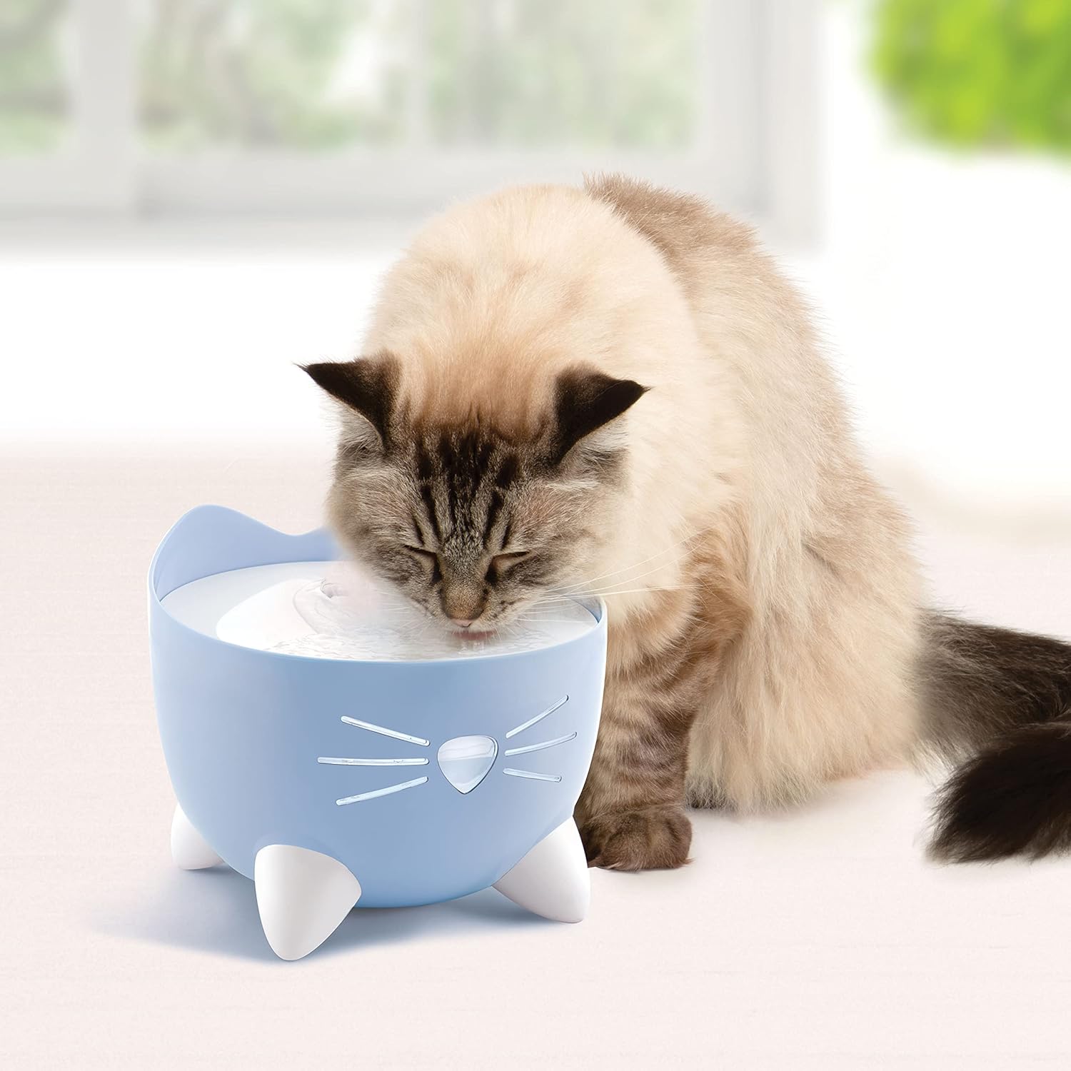 Thumbnail 2 de Catit Pixi Fontaine à Eau pour Chat 2,5 L Bleu