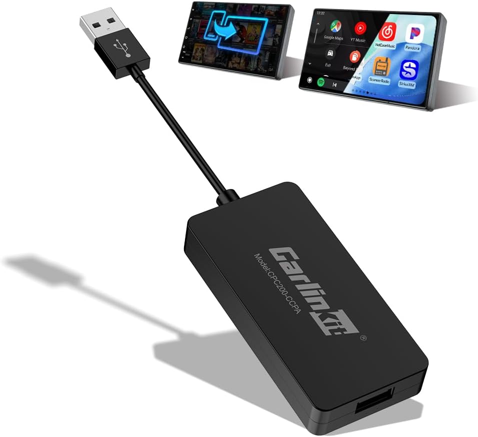Detalle de CarlinKit Wireless CarPlay & Android Auto Adapter for Android Head Units