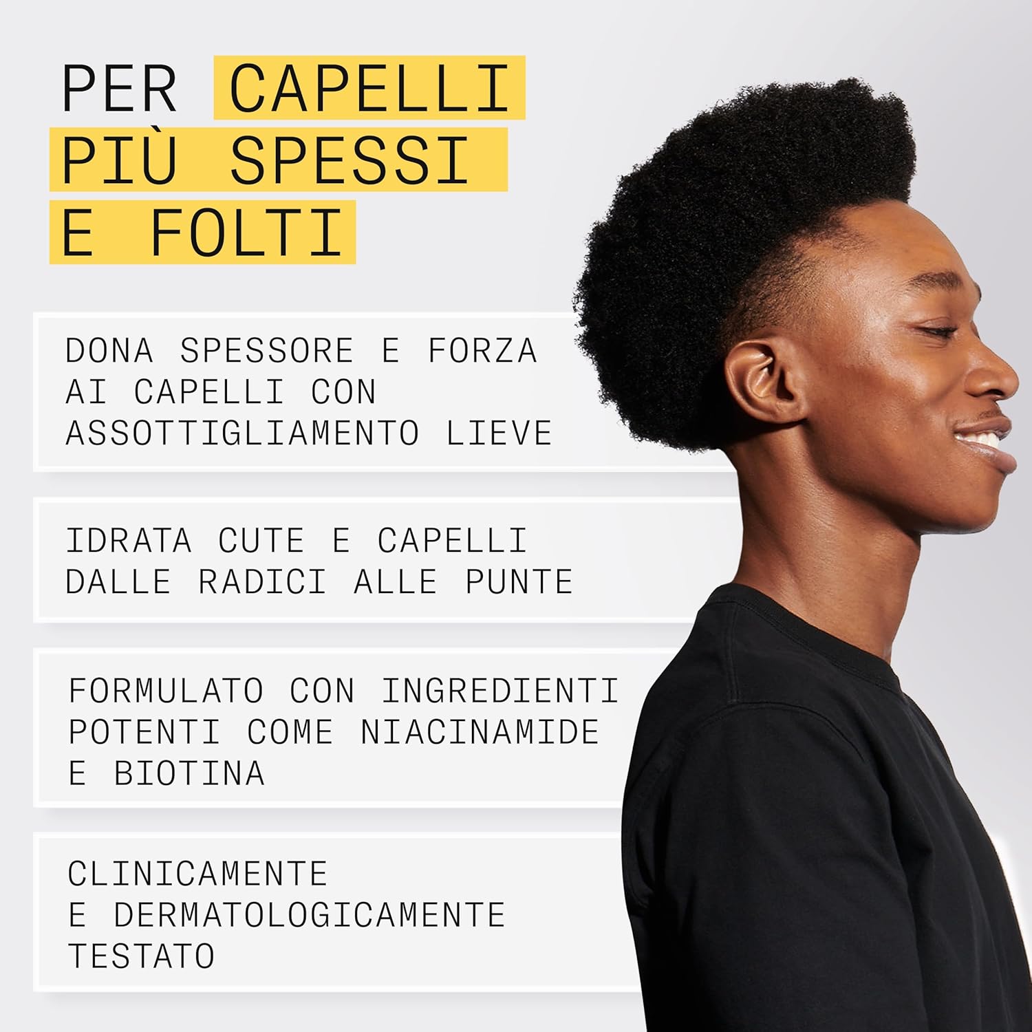 Thumbnail 3 de Nioxin Scalp + Hair Thickening Sistema 1 per Capelli Naturali con Assottigliamento Lieve – Shampoo, Balsamo e Trattamento Cuoio Capelluto