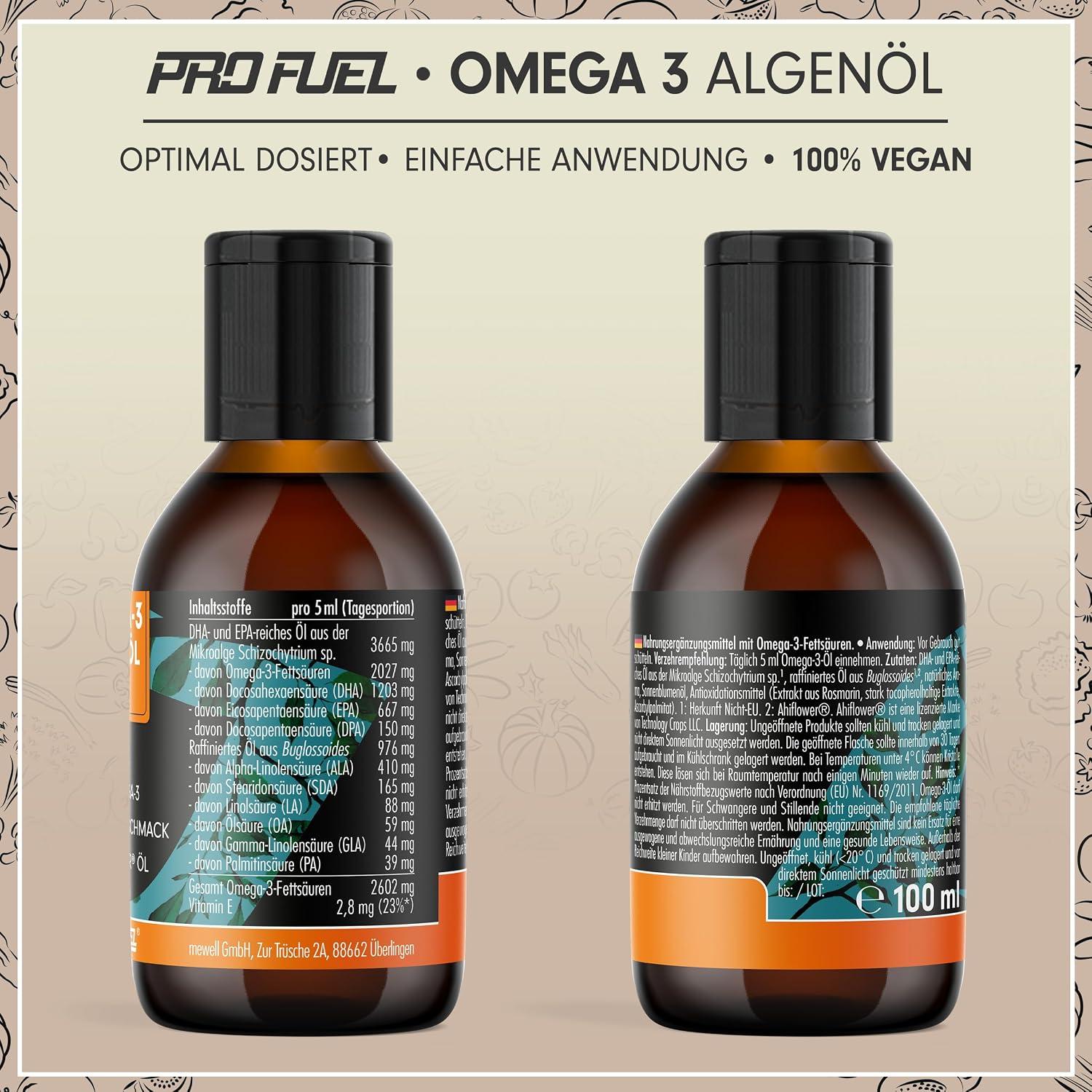Thumbnail 5 de Omega-3 Algenöl 100 ml Hochdosiert