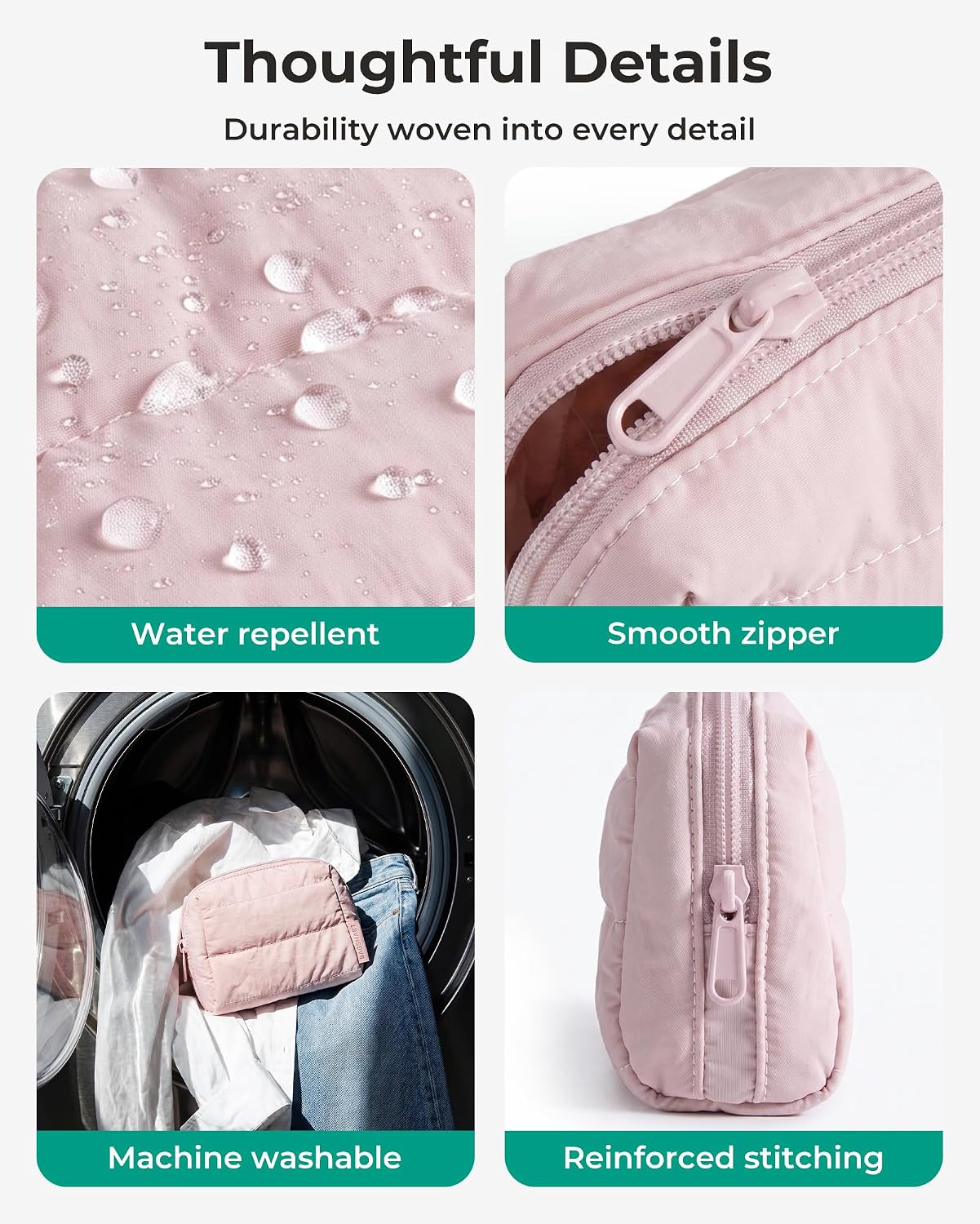 Detalle 2 de BAGSMART Mini Makeup Bag, Padded