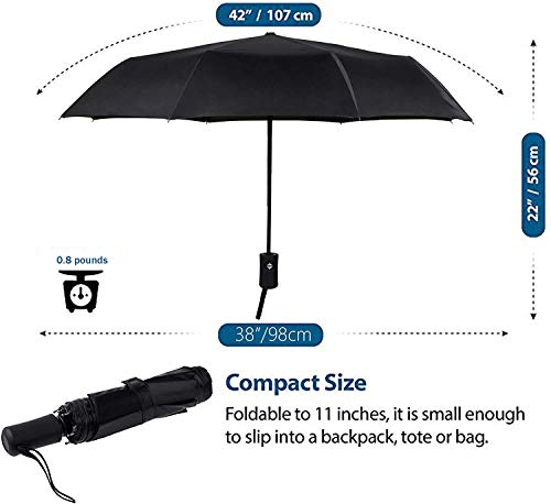 Thumbnail 3 de SY COMPACT Travel Umbrella: Windproof Automatic, UV Protection