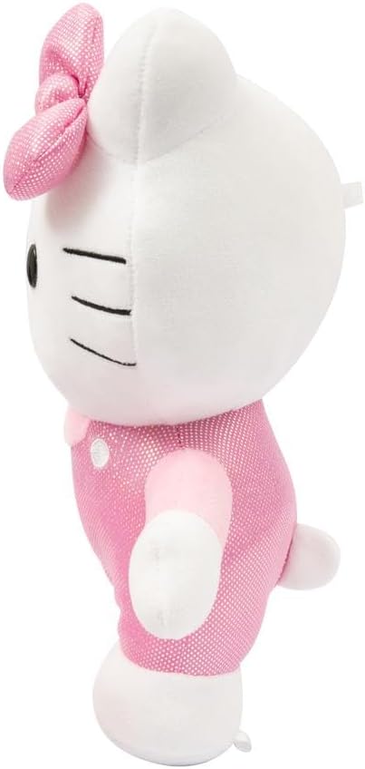 Detalle 2 de Hello Kitty HKT12200 gosedjur, 30 cm, rosa satinklänning och rosett