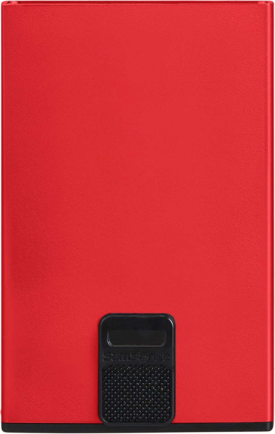 Thumbnail 1 de Samsonite ALU FIT SLG Custodia per schede, 10,2 cm, rosso – protezione RFID/NFC e design slim