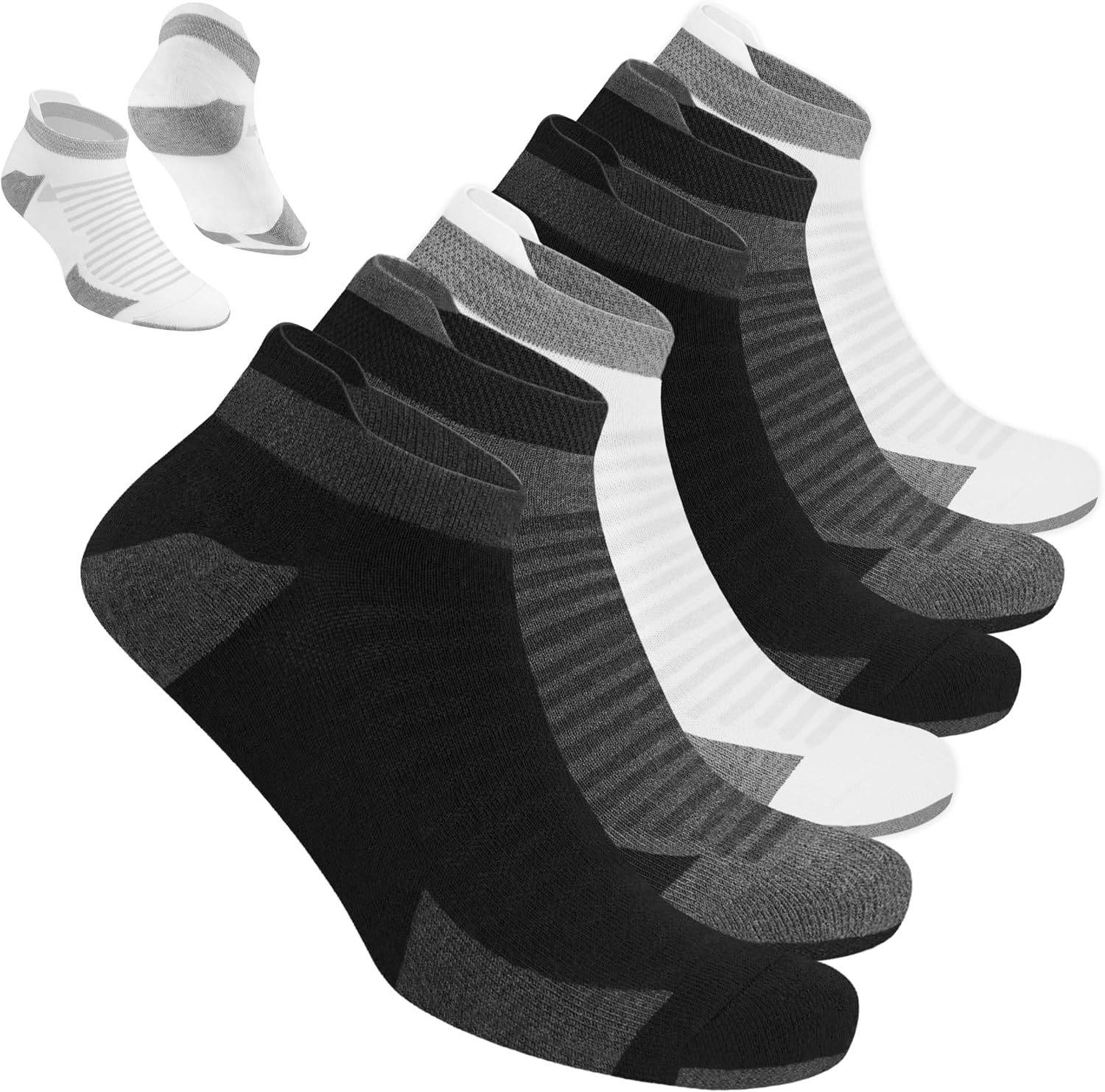 Detalle de BLITZSOX Calzini Sportivi Uomo da Corsa Imbottiti