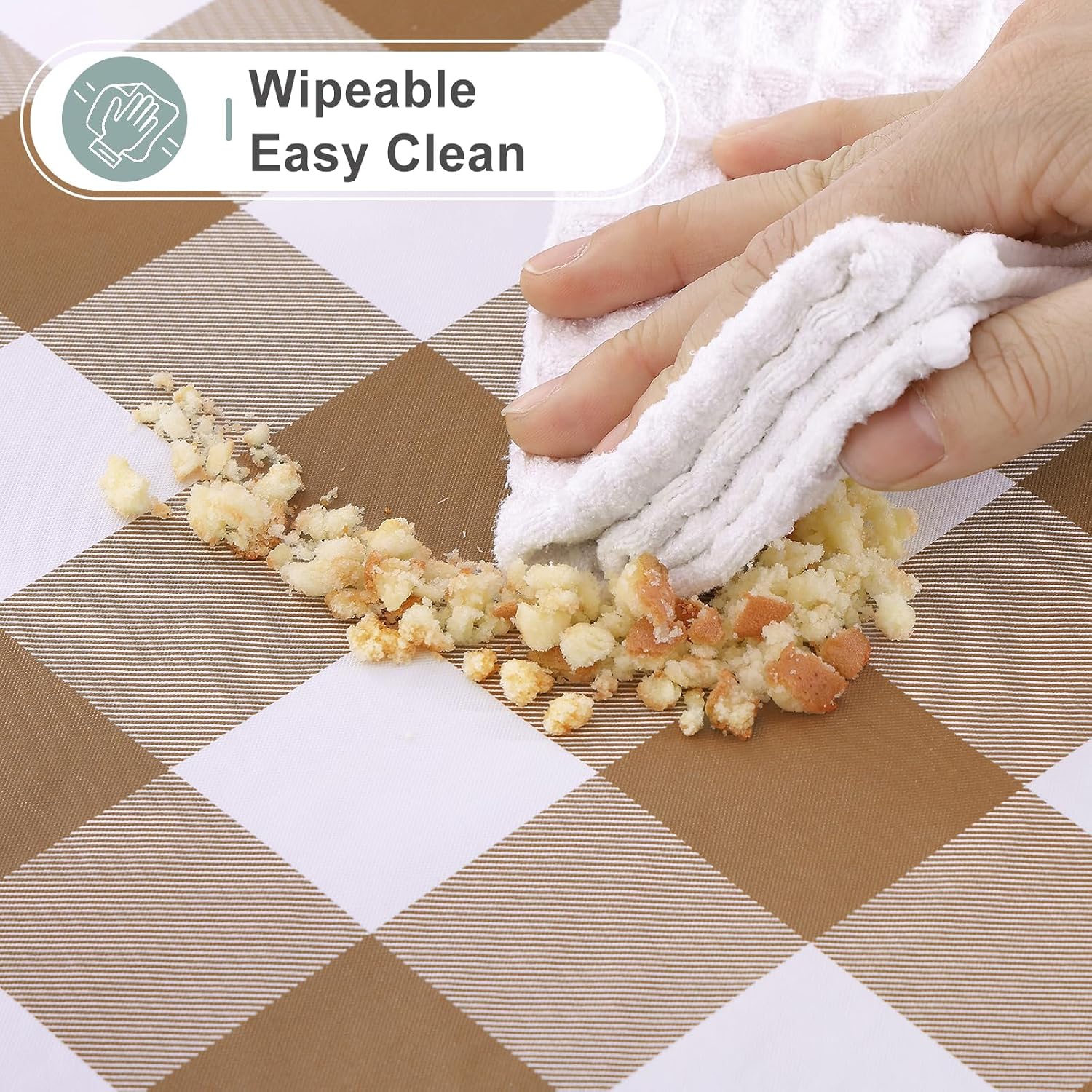 Detalle de misaya Vinyl Tablecloth, 52" x 70