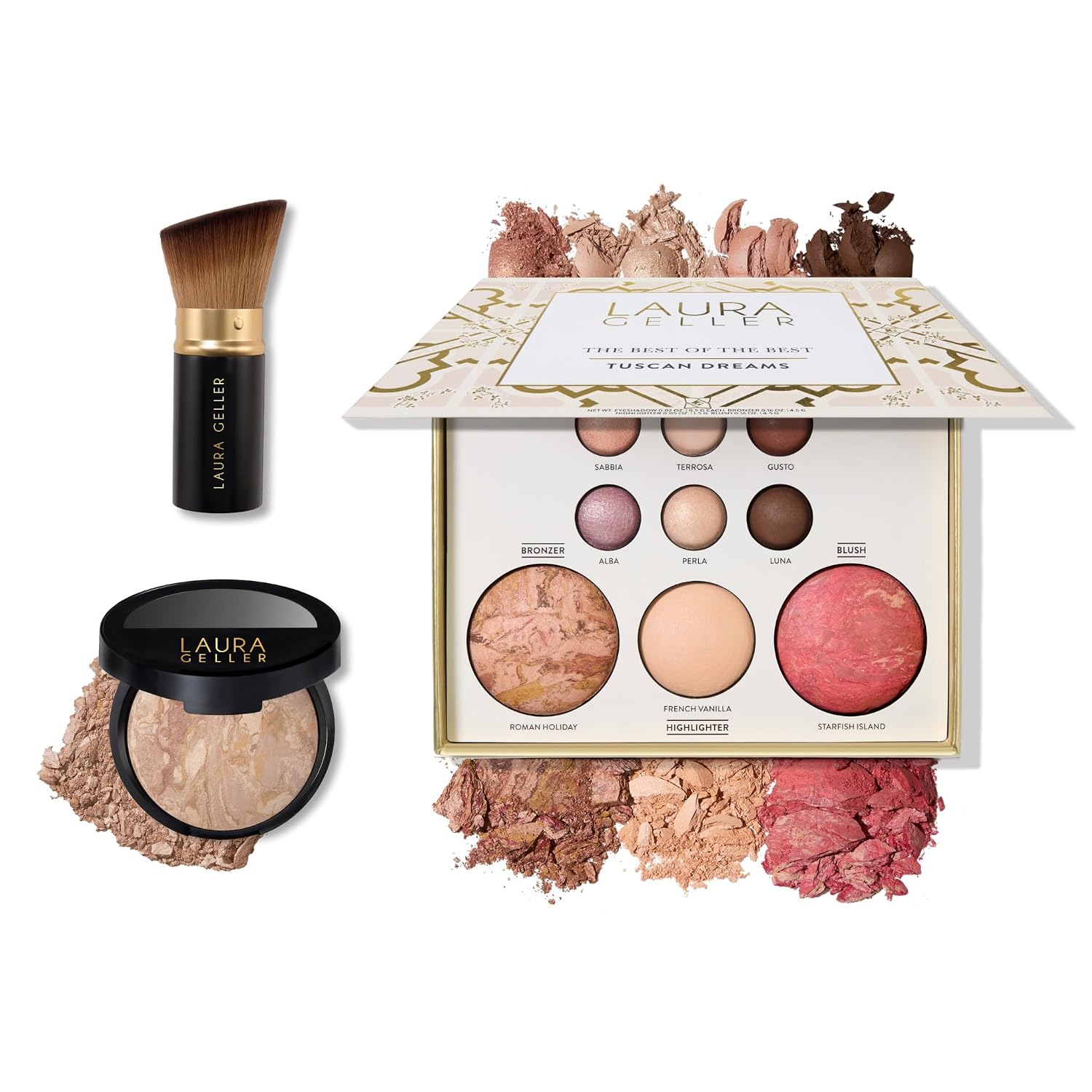 Detalle de LAURA GELLER Baked Starter Kit Holiday 2025