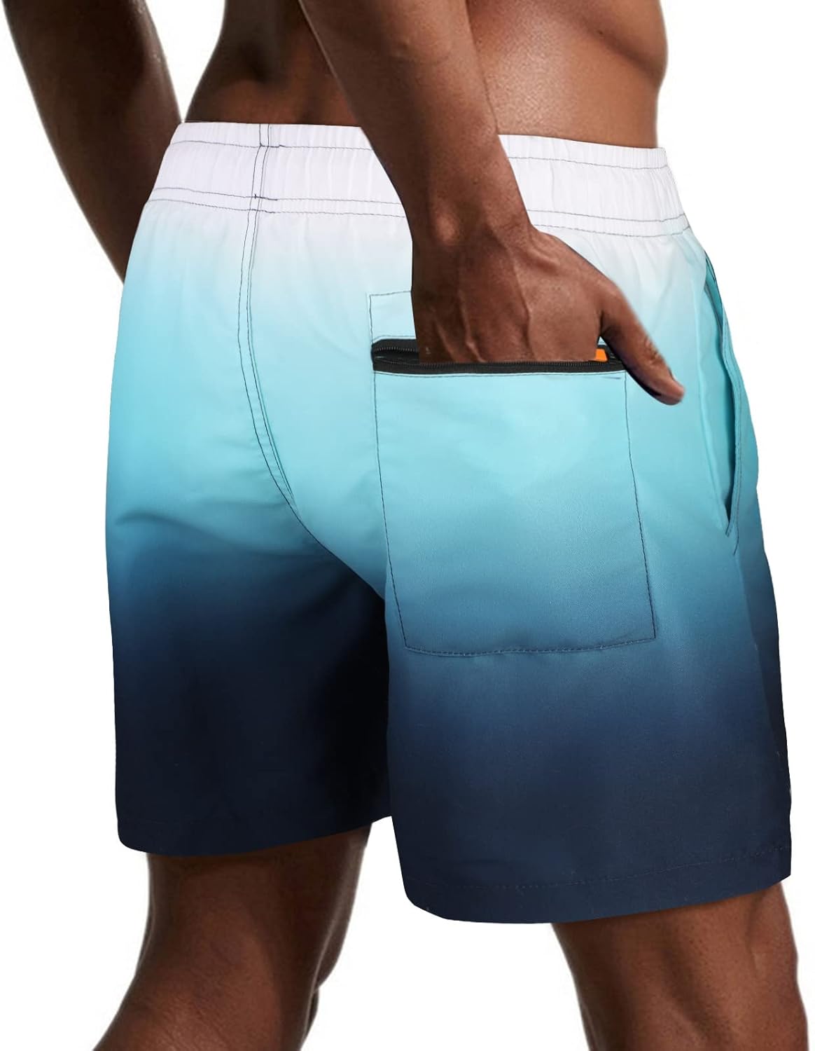 Thumbnail 1 de Danfiki Homme Shorts de Bain avec Poches et Serrage Réglable – Séchage Rapide