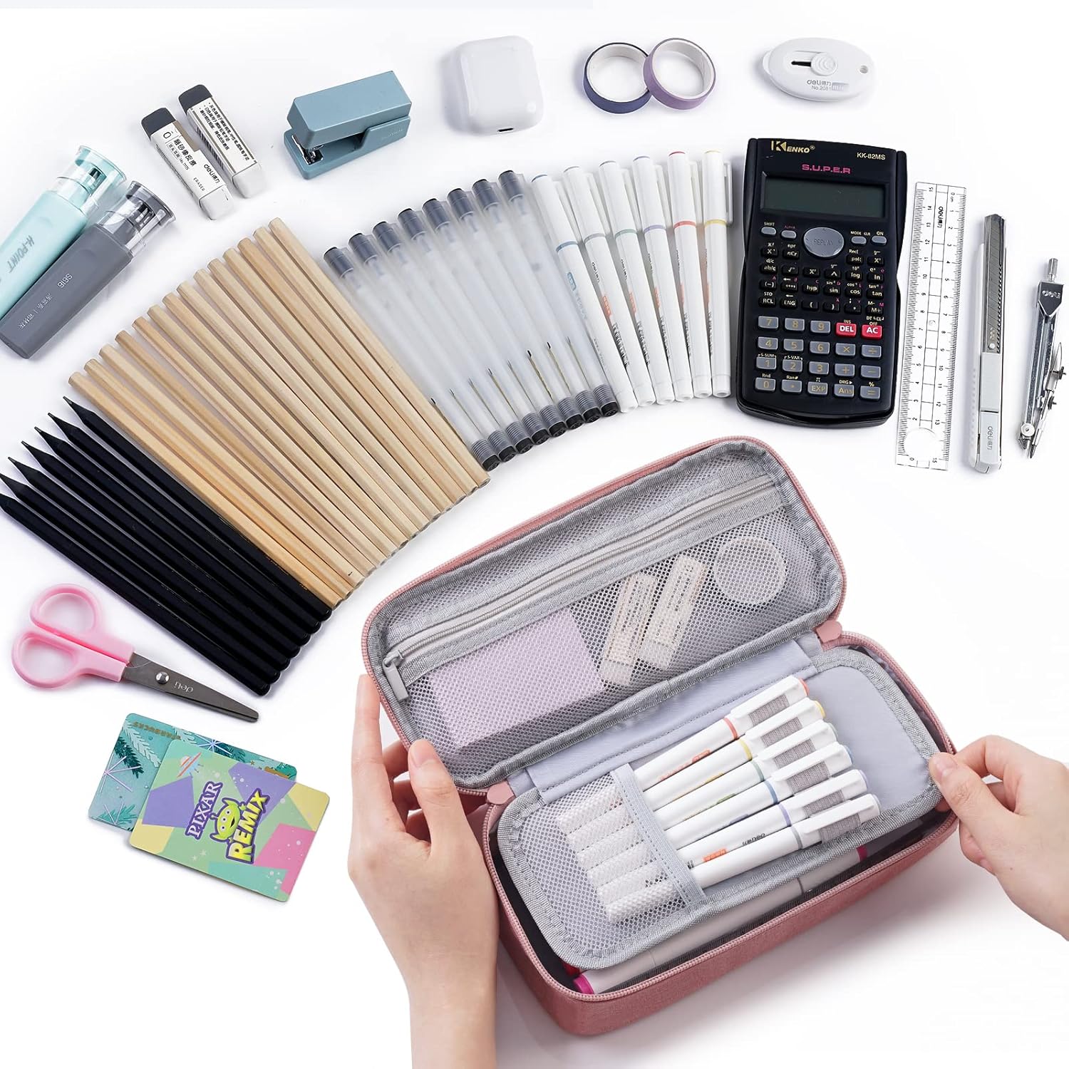 Detalle 2 de WEMATE Large Pencil Case 80 pencils