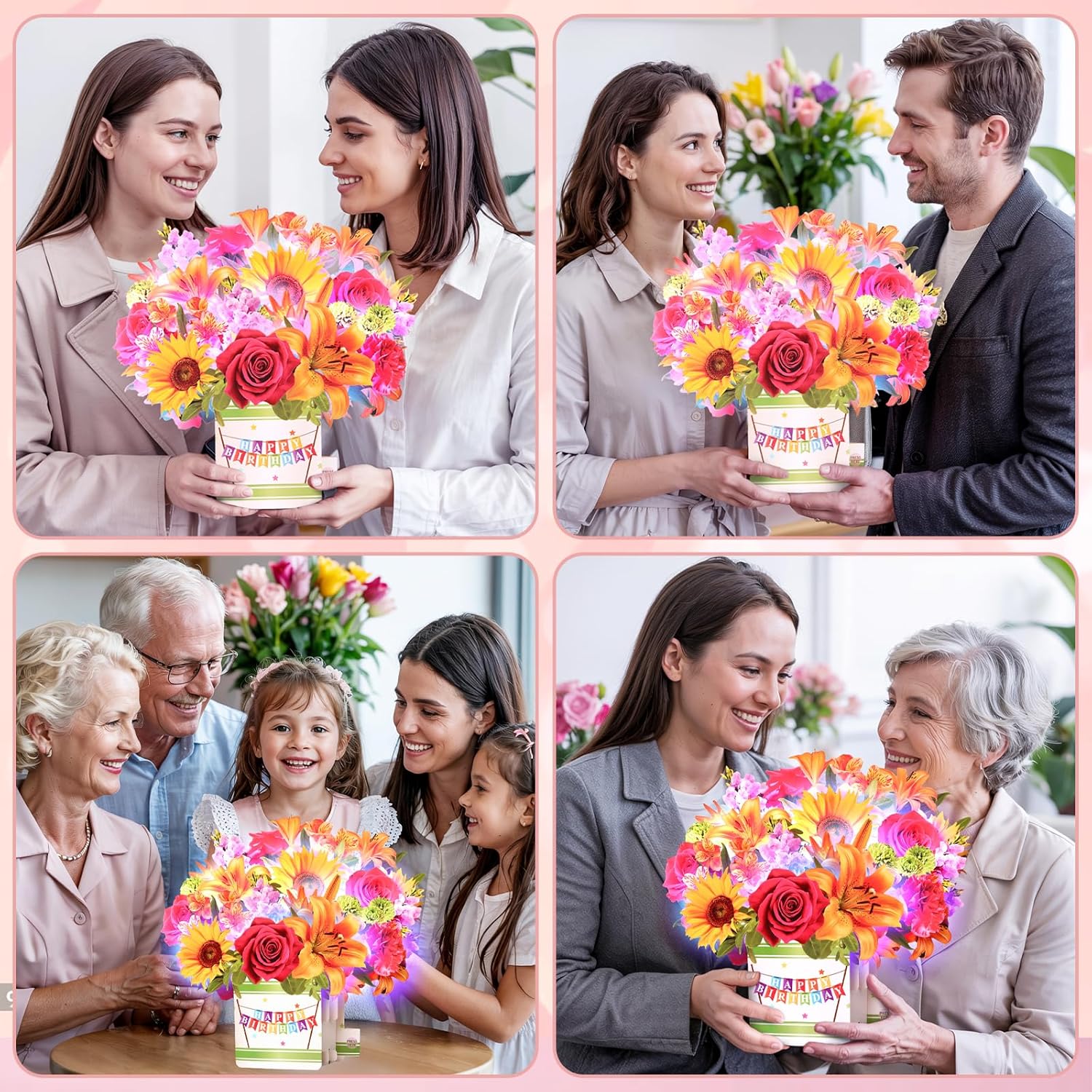 Thumbnail 4 de Birthday Cards: 10-Inch Forever Sunflower Bouquet Music Card