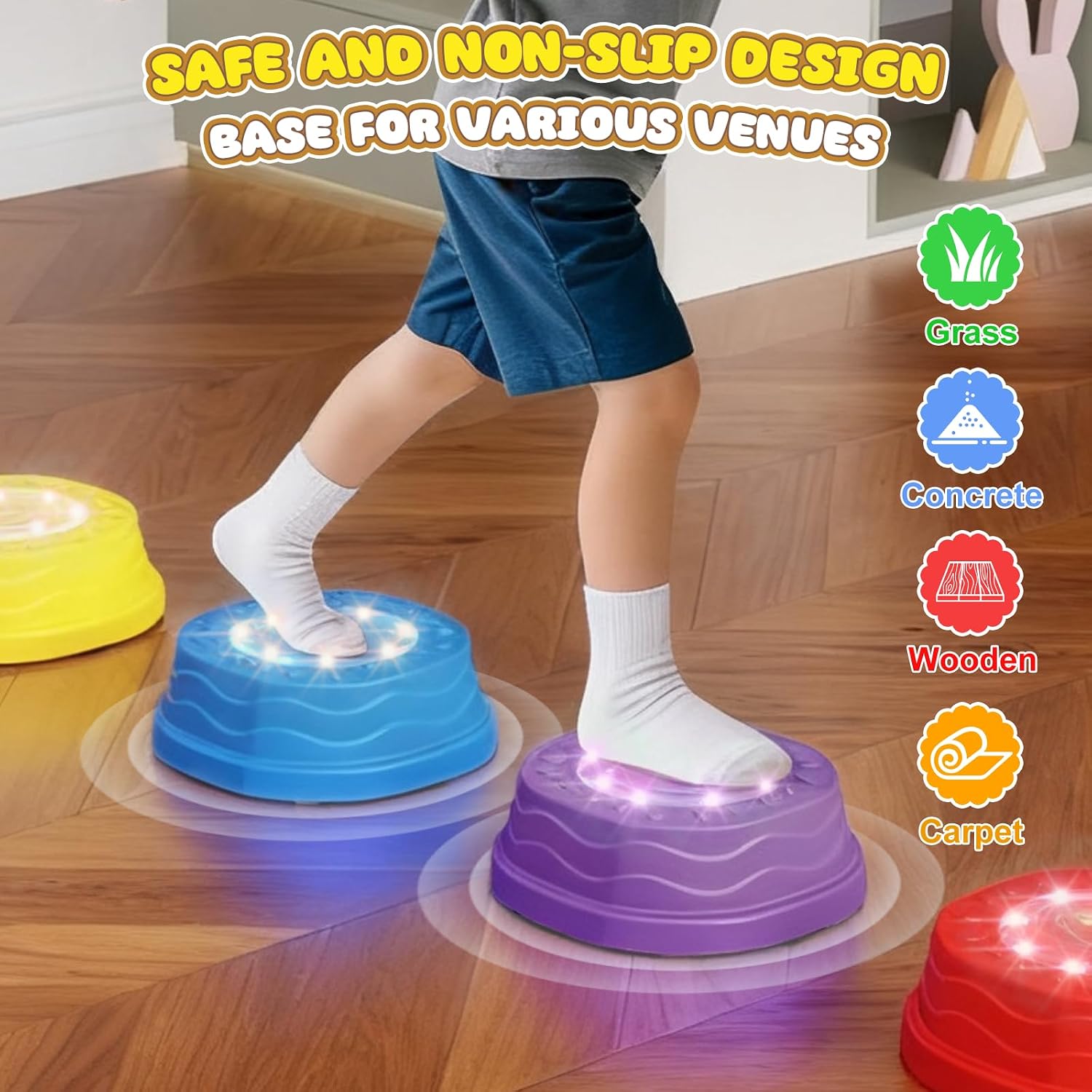 Thumbnail 2 de TERRAMUS stepping stones for kids, 5 PCS