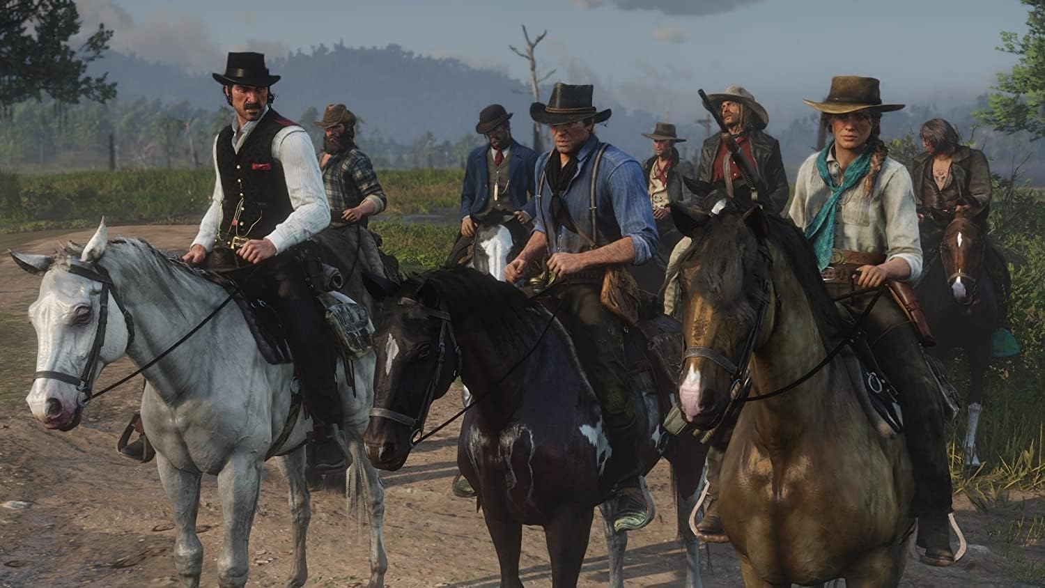 Thumbnail 6 de Red Dead Redemption 2 para PS4 (Rockstar Games): viaje por el Salvaje Oeste con forajidos y un mundo lleno de vida