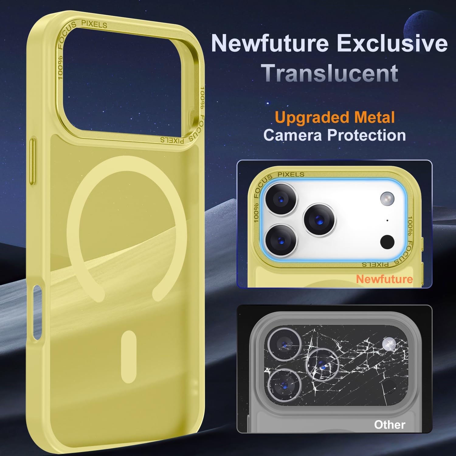Thumbnail 3 de Newfuture Magnetic Case for iPhone 17 Pro with Military-Grade Protection